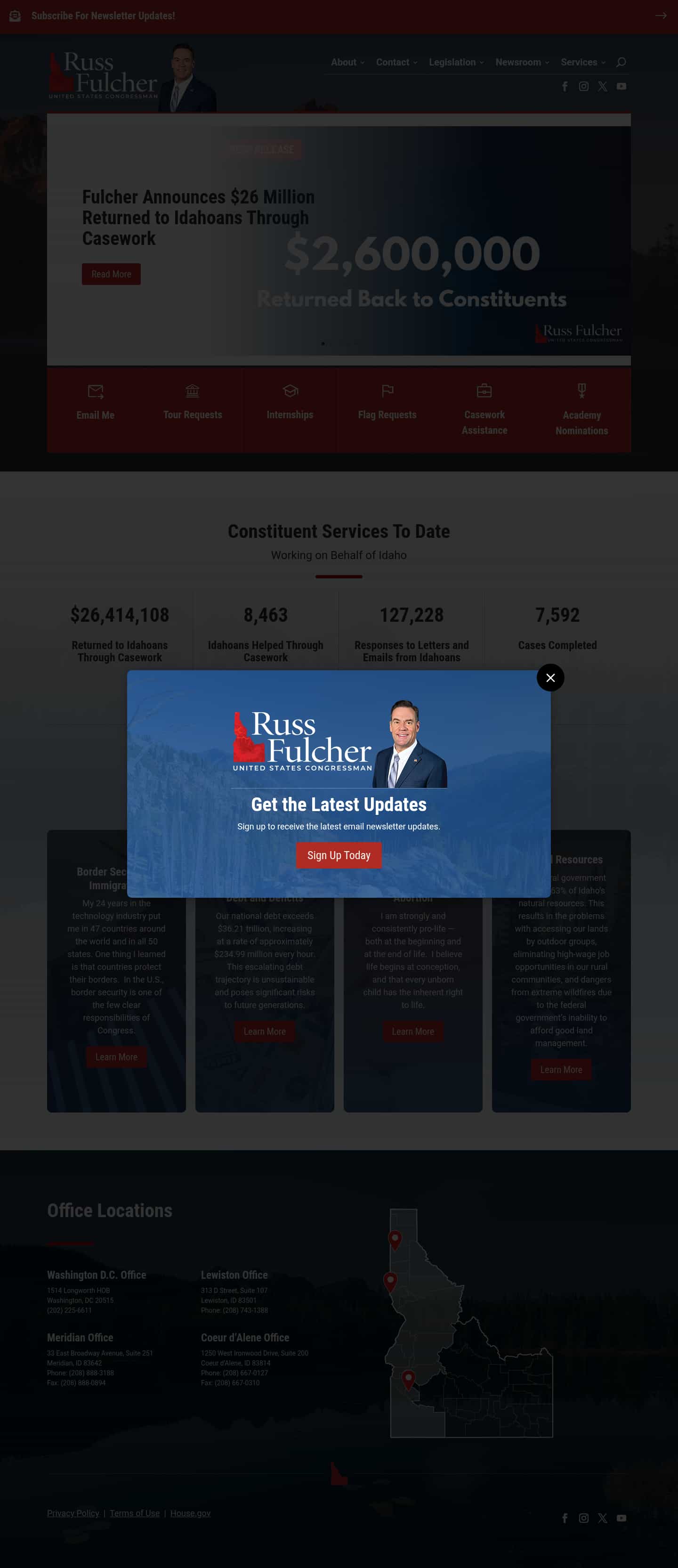 Latest website image capture