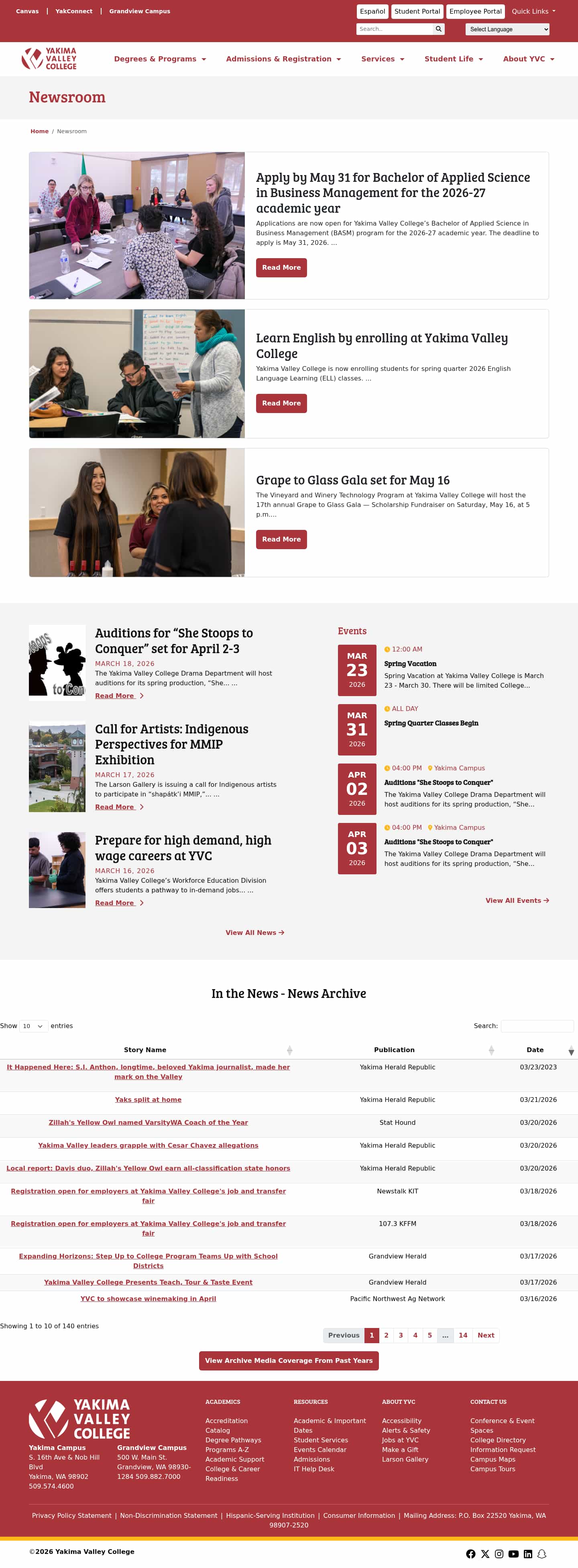 Latest website image capture