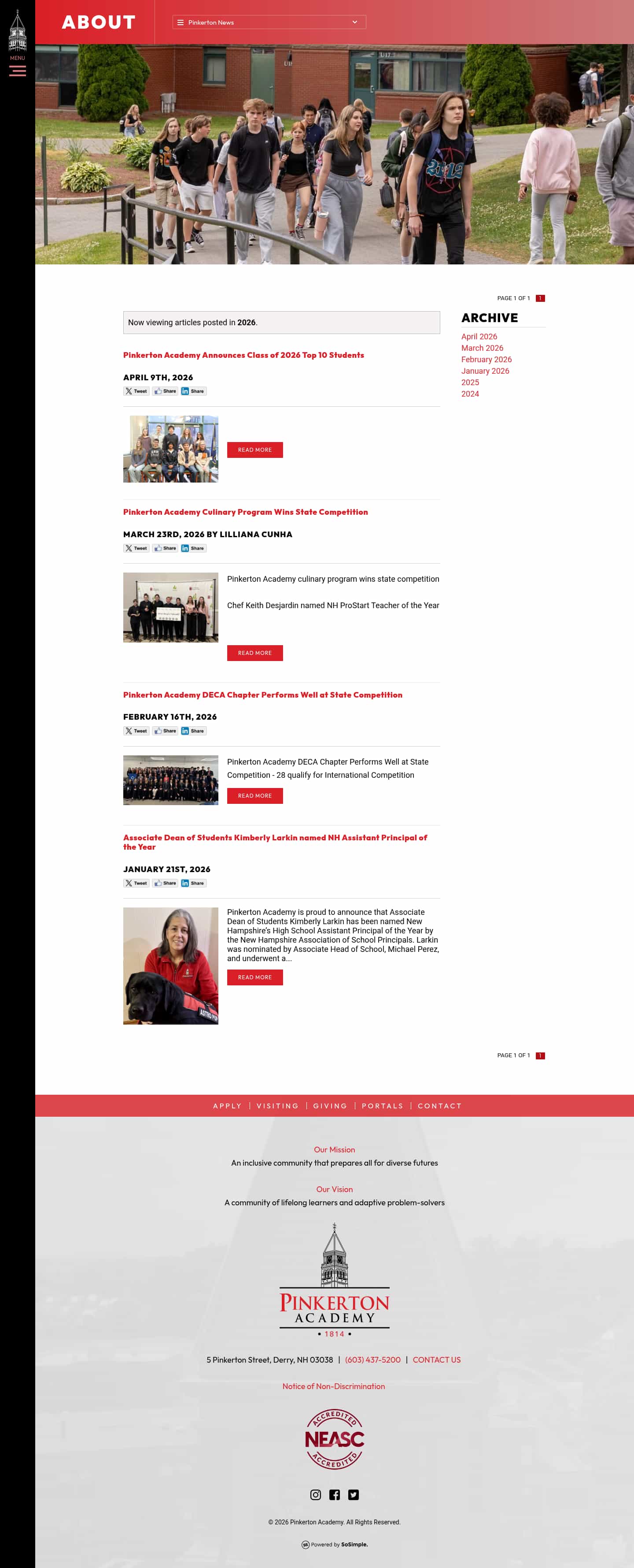 Latest website image capture