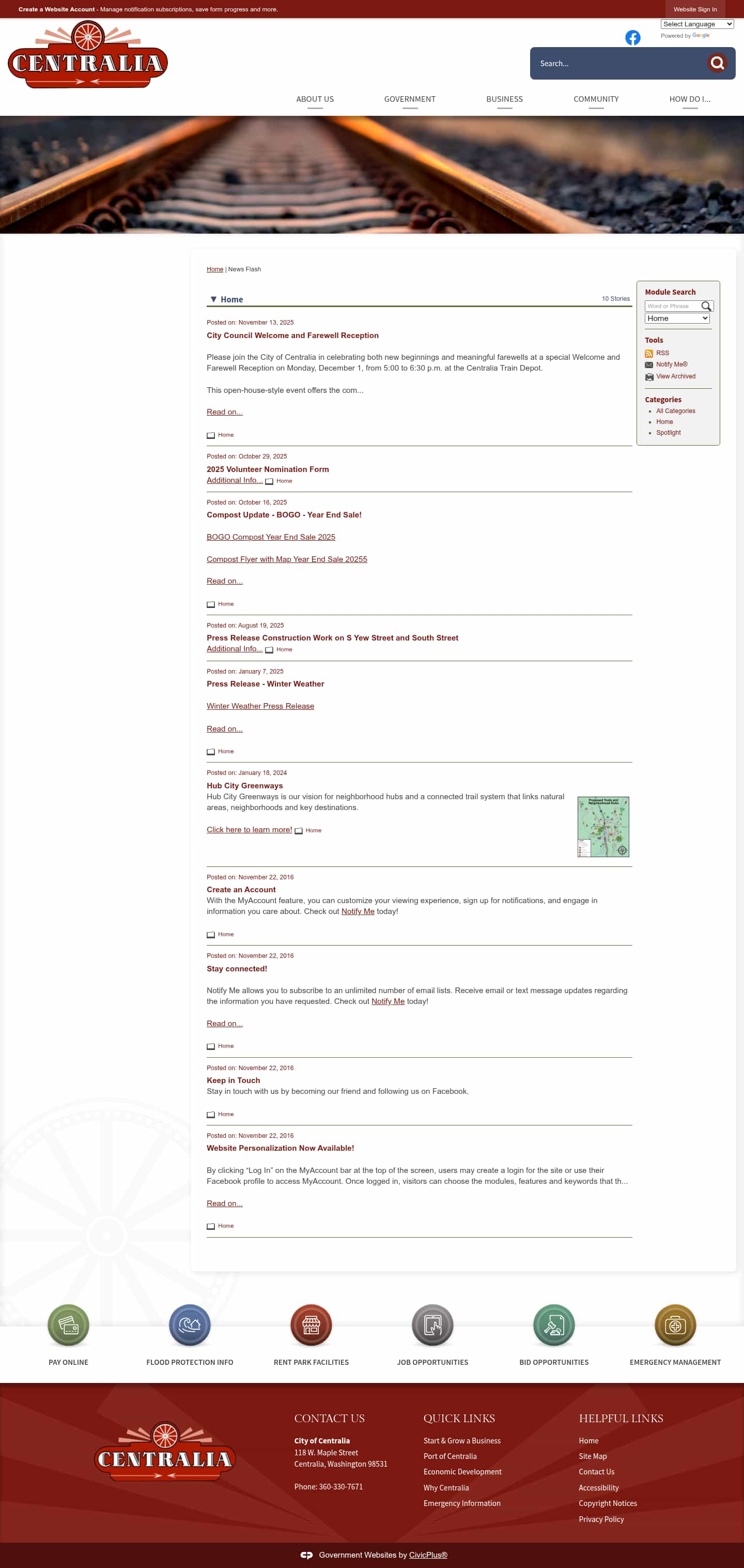 Latest website image capture