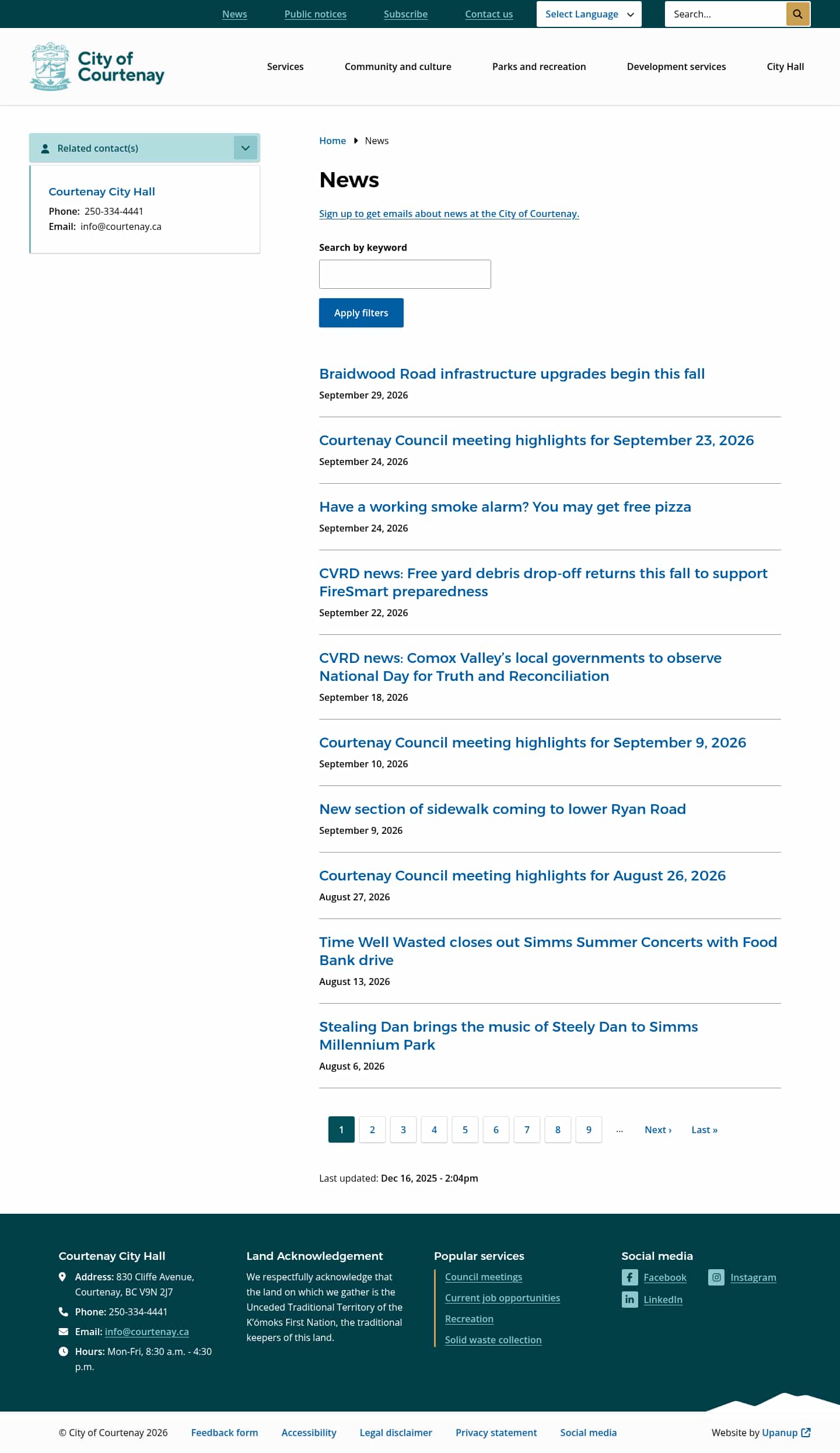 Latest website image capture