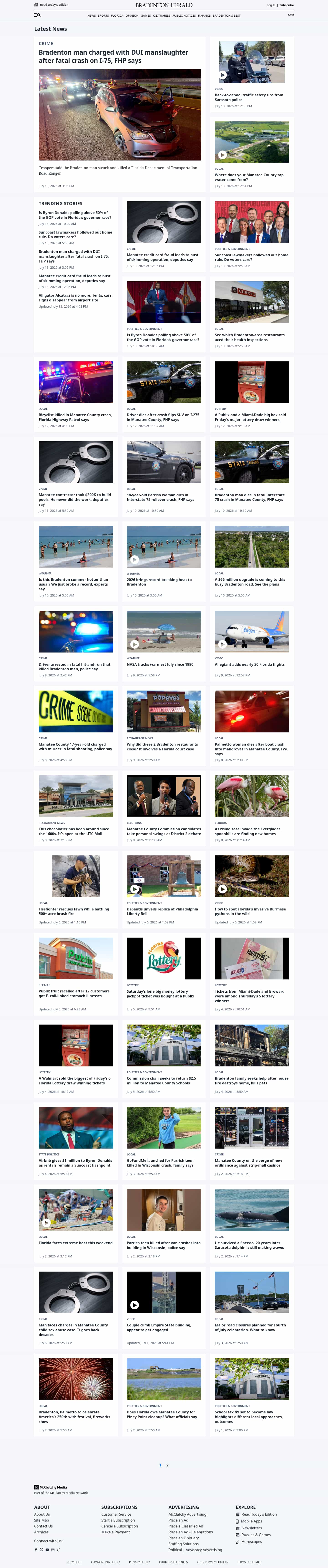 Latest website image capture