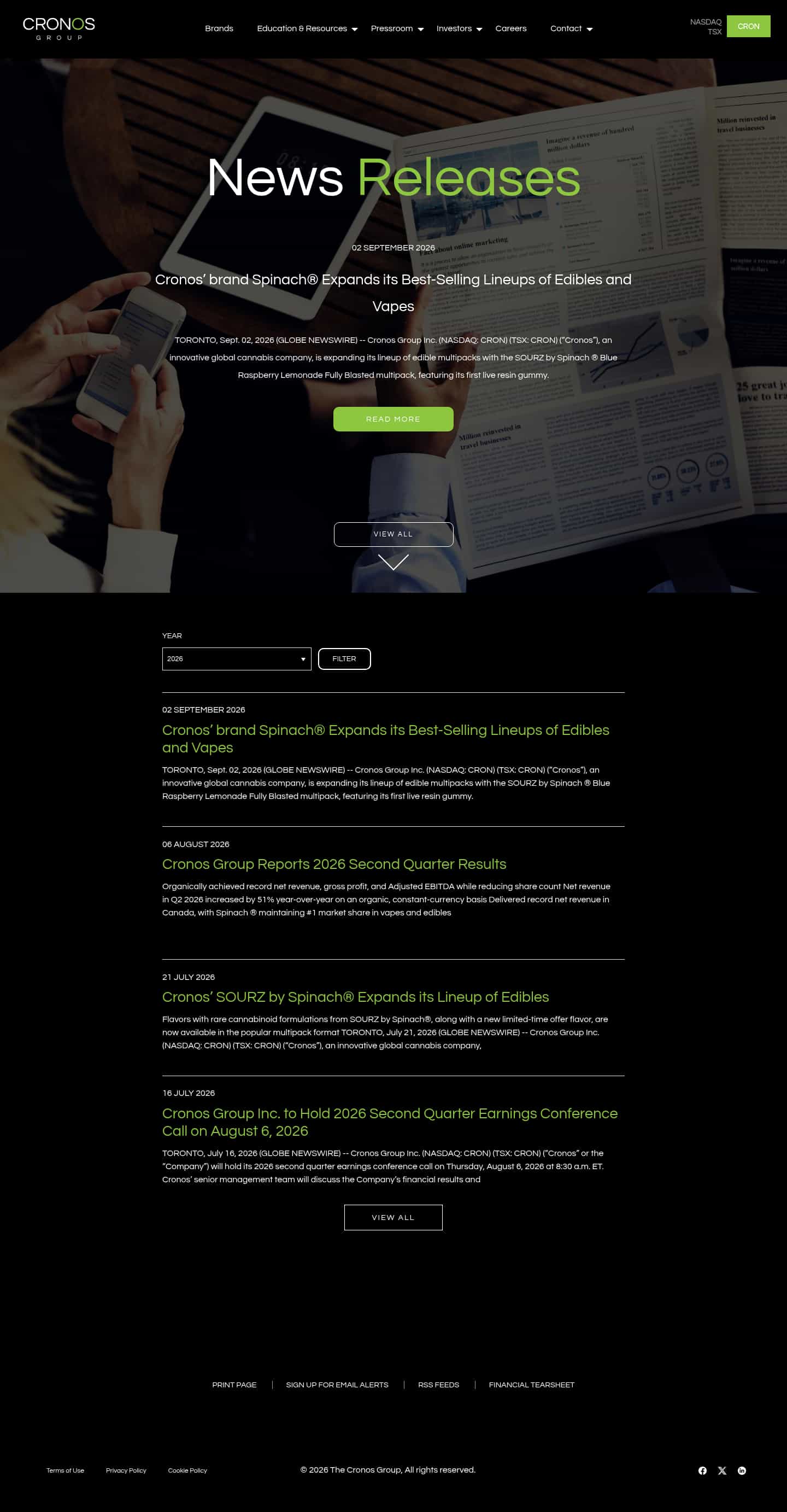 Latest website image capture