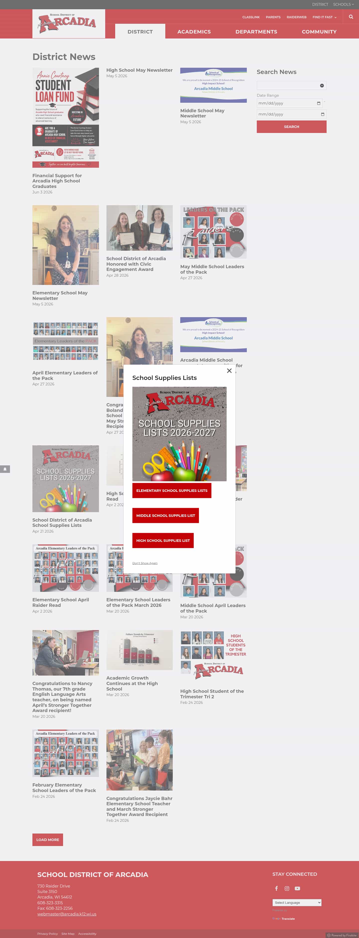 Latest website image capture