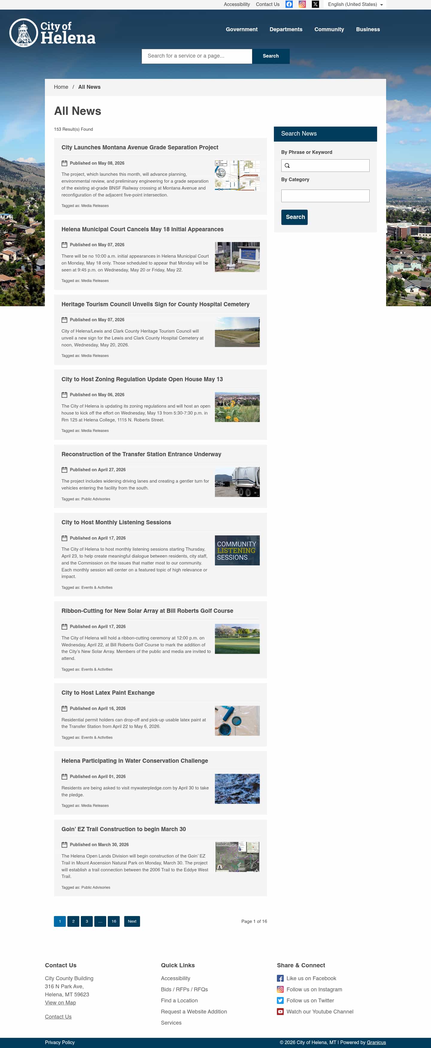Latest website image capture