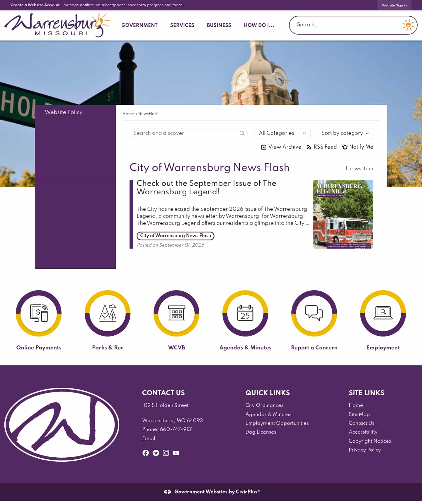 Latest website image capture