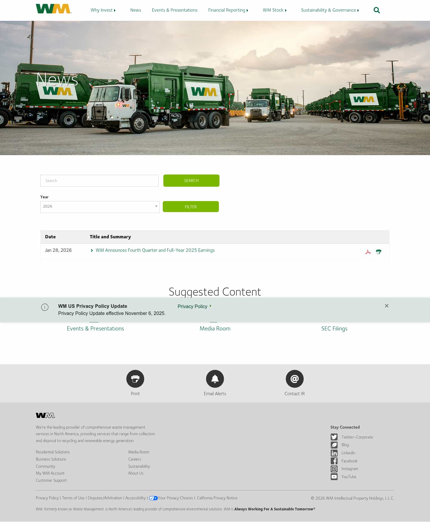 Latest website image capture