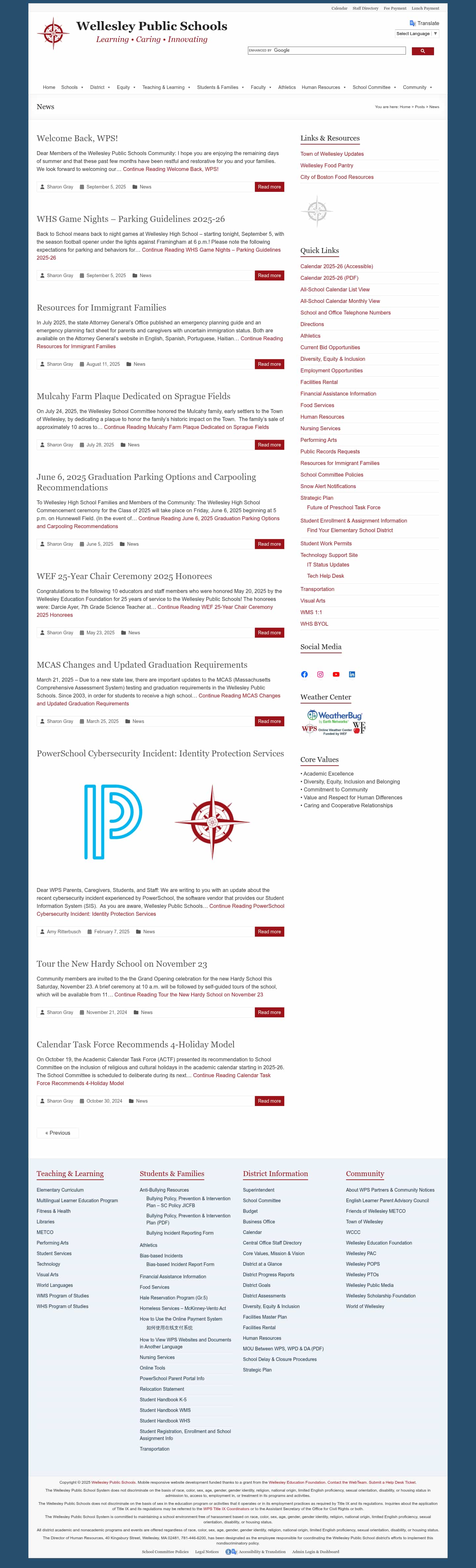Latest website image capture