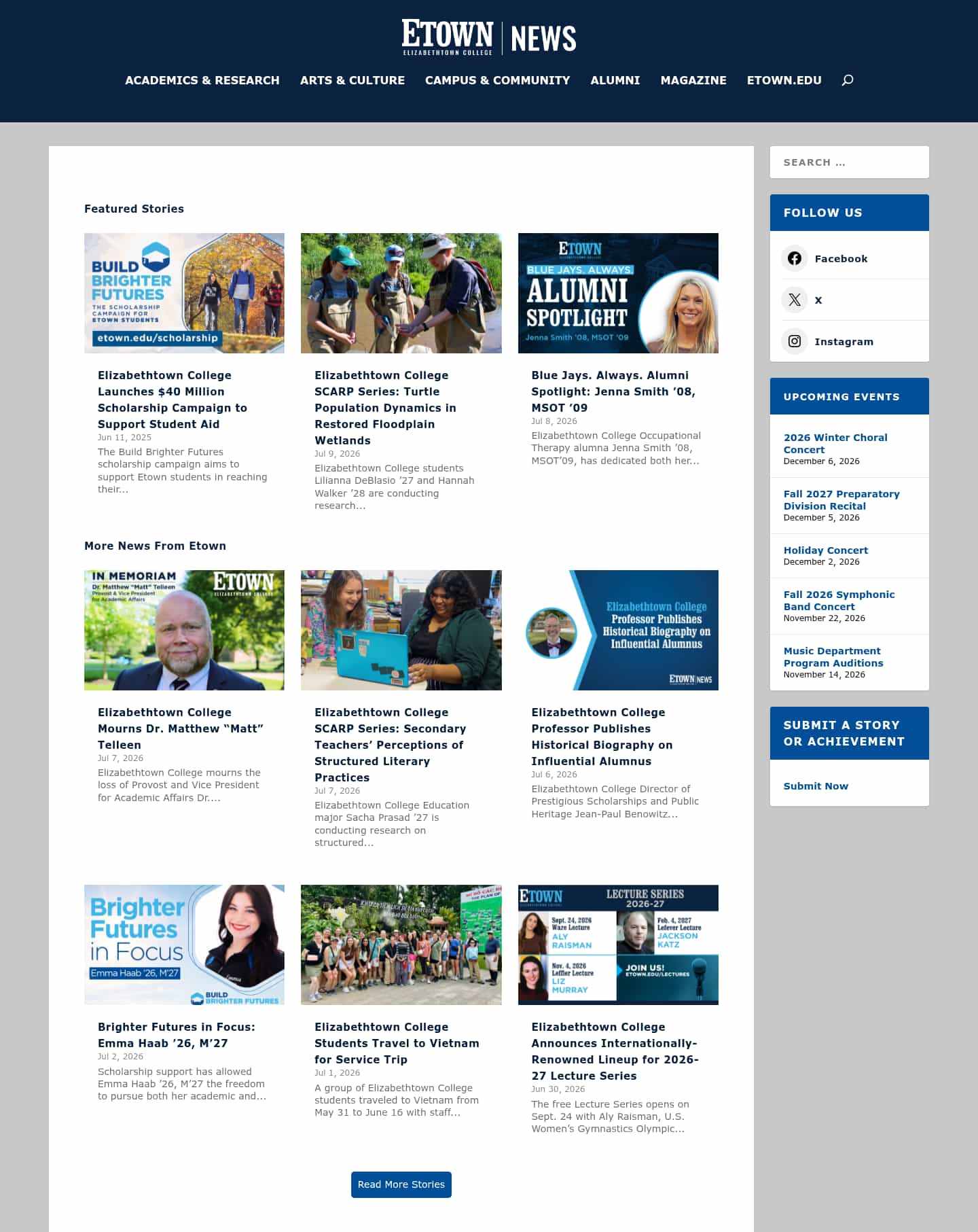 Latest website image capture