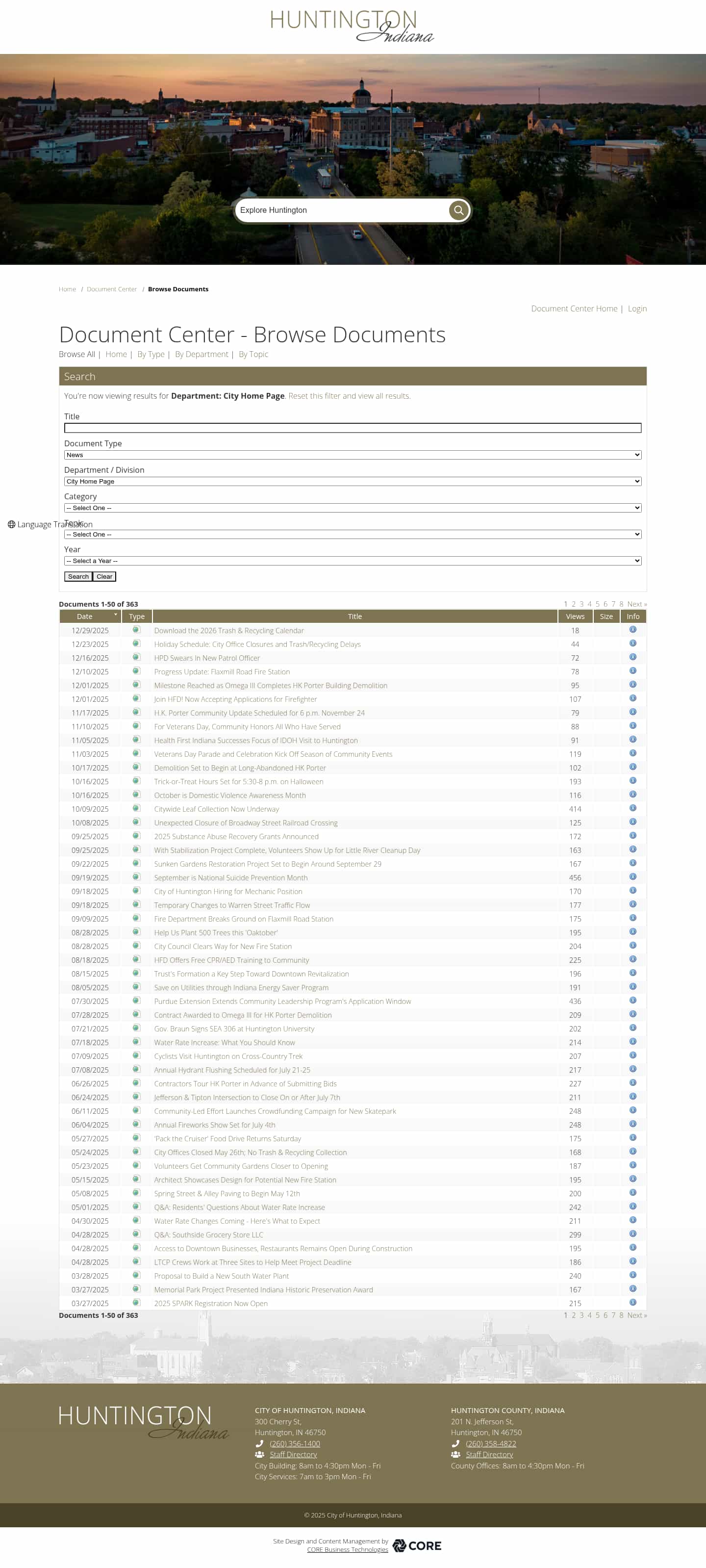 Latest website image capture
