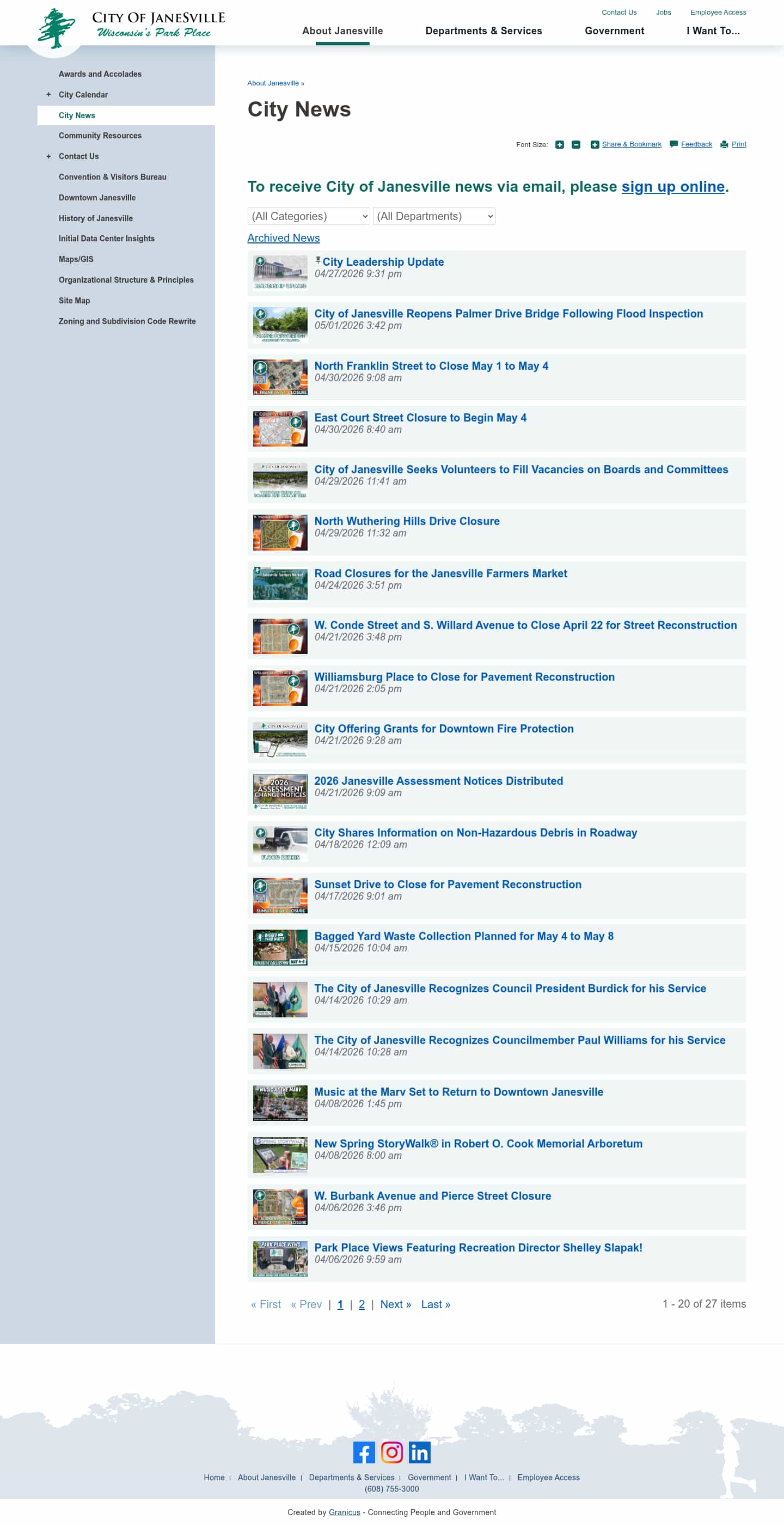 Latest website image capture