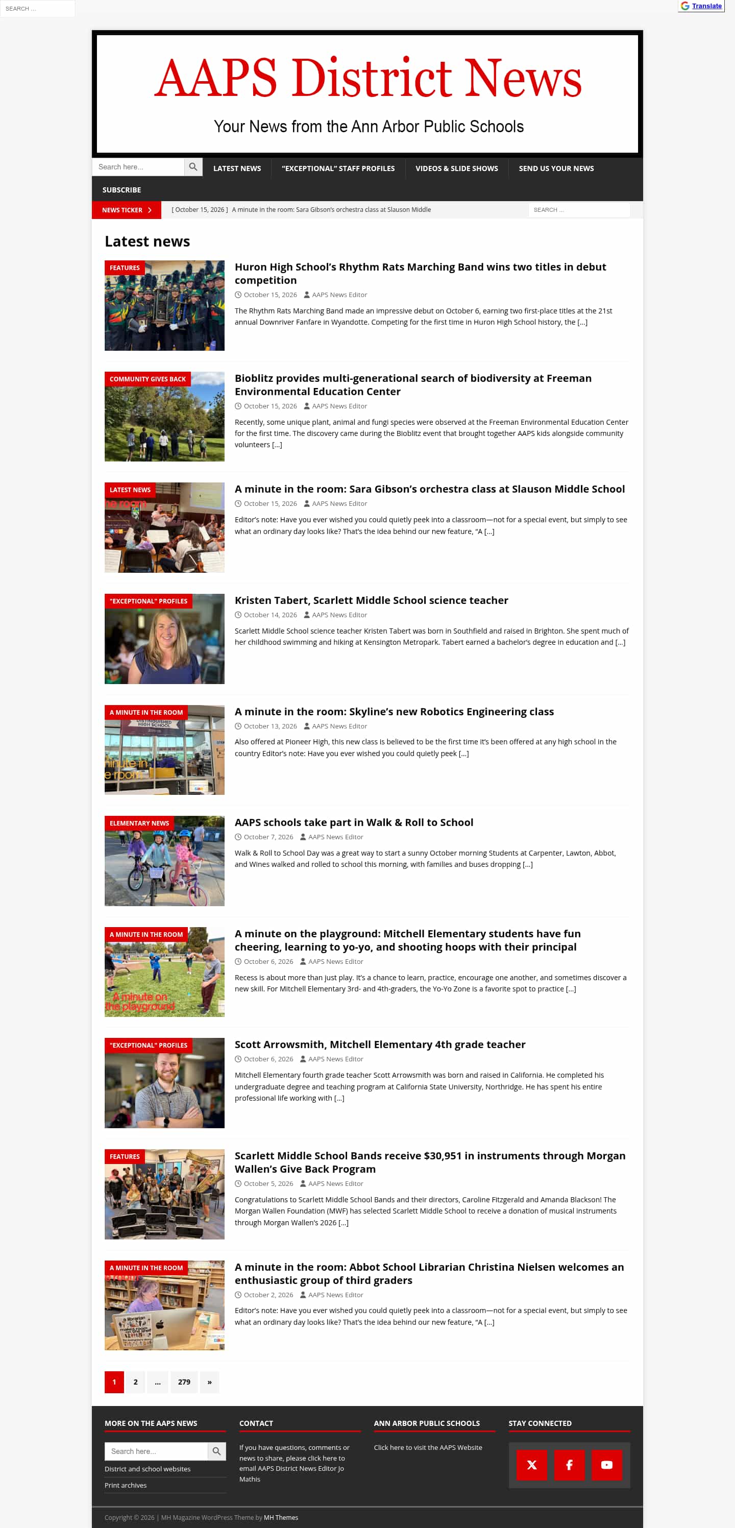 Latest website image capture