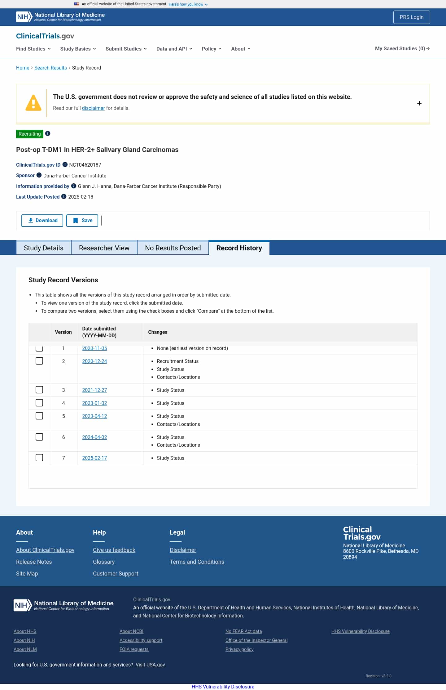 Latest website image capture