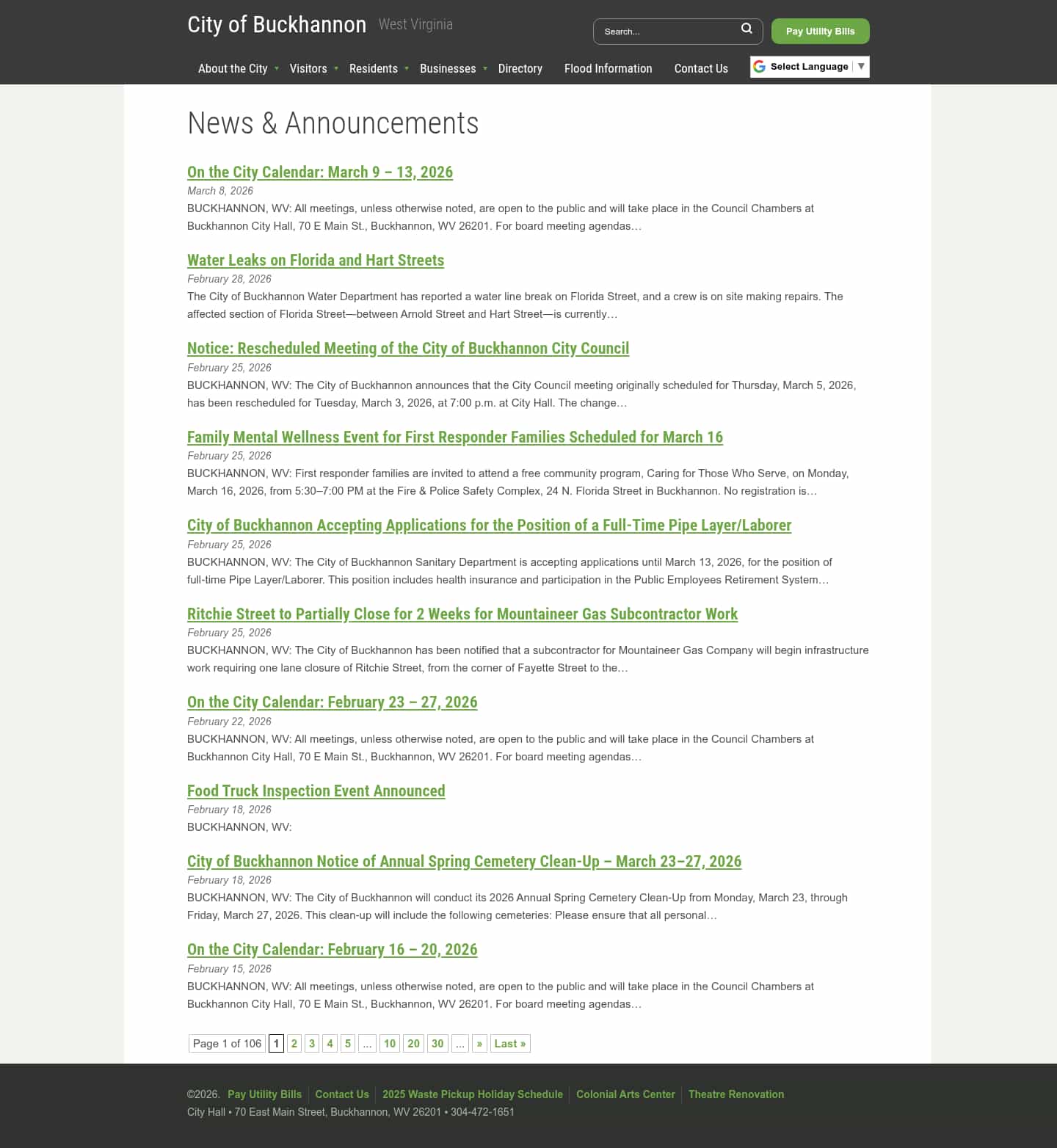 Latest website image capture