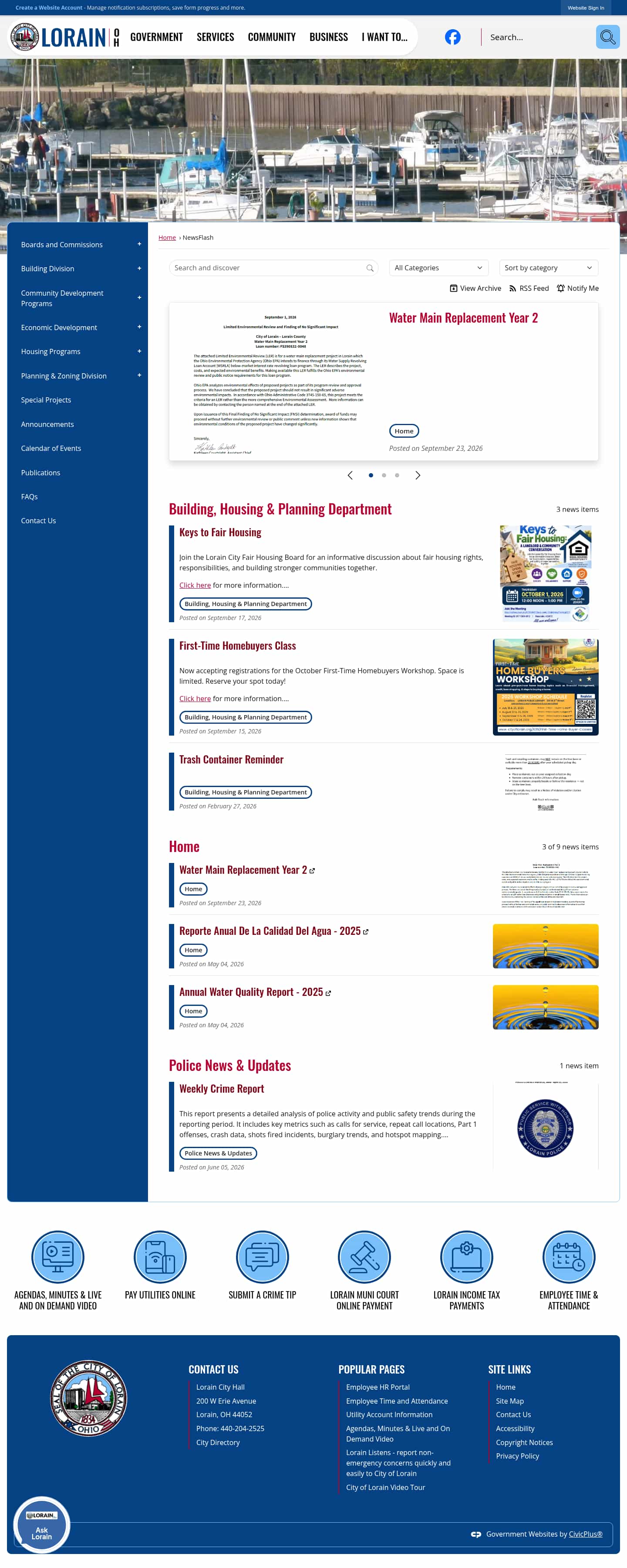 Latest website image capture