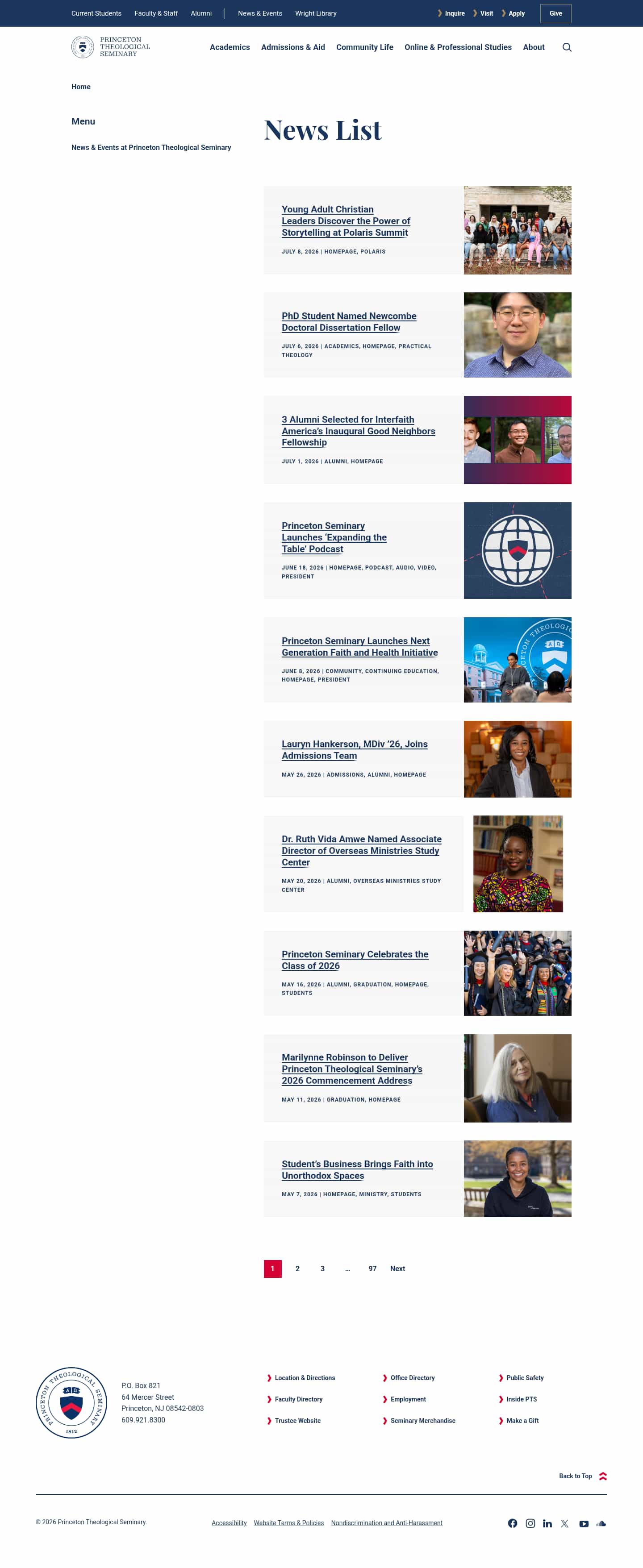 Latest website image capture