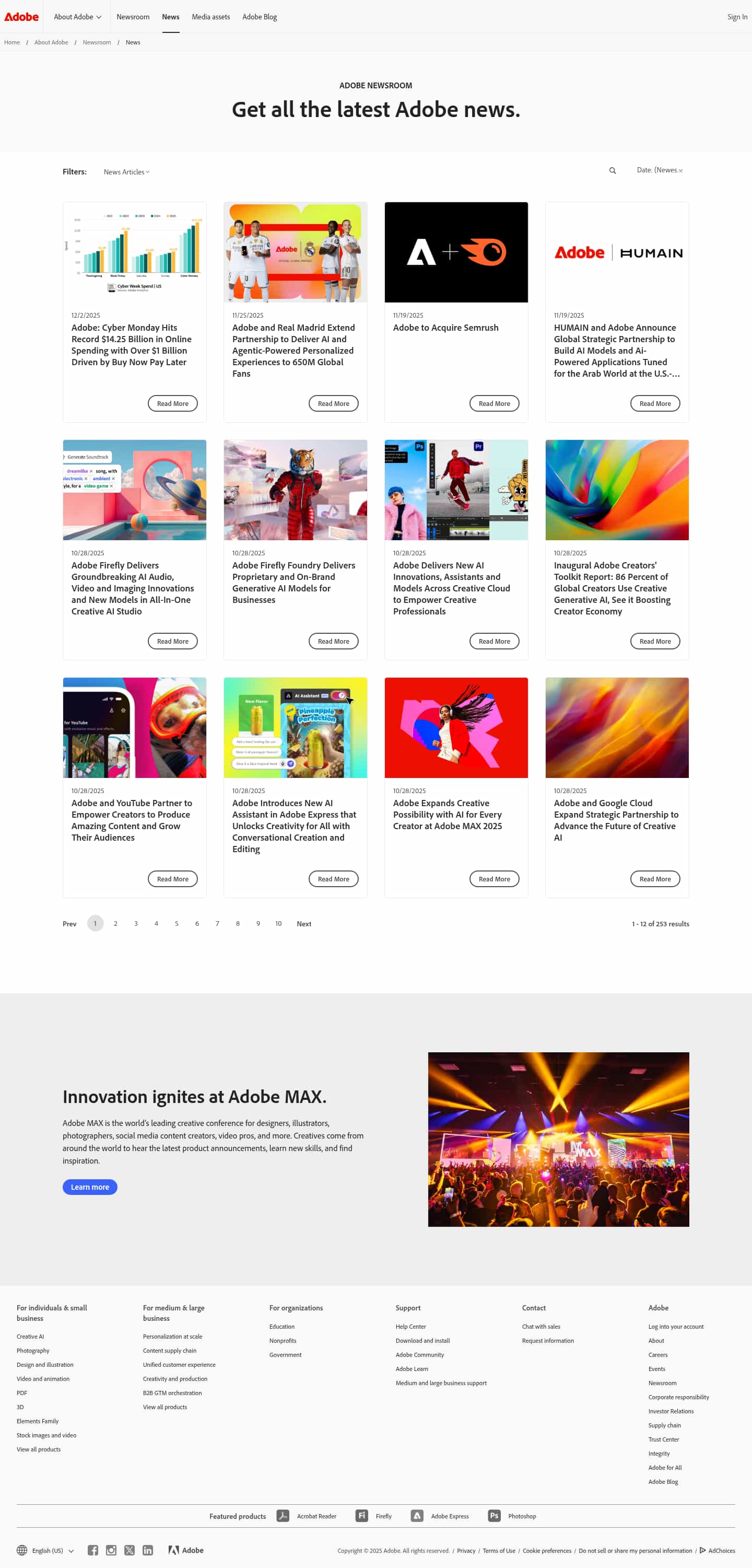 Latest website image capture