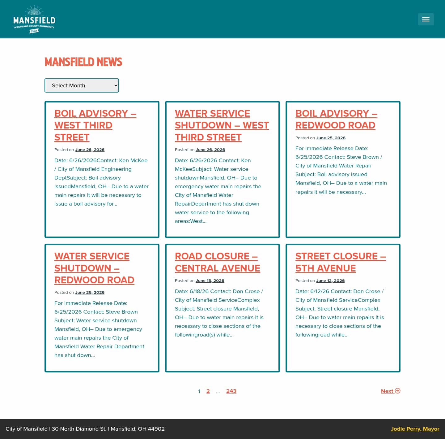 Latest website image capture