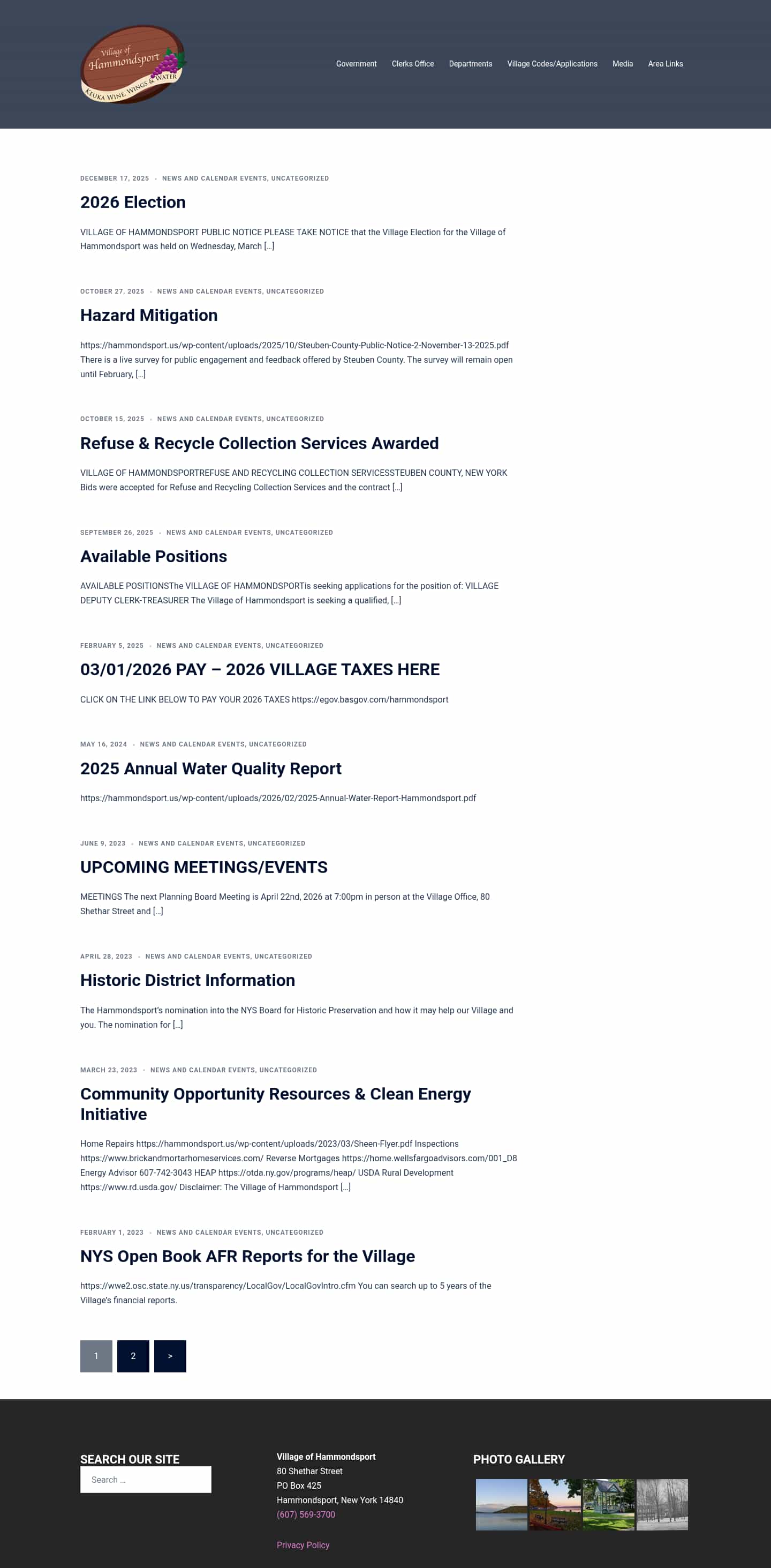 Latest website image capture