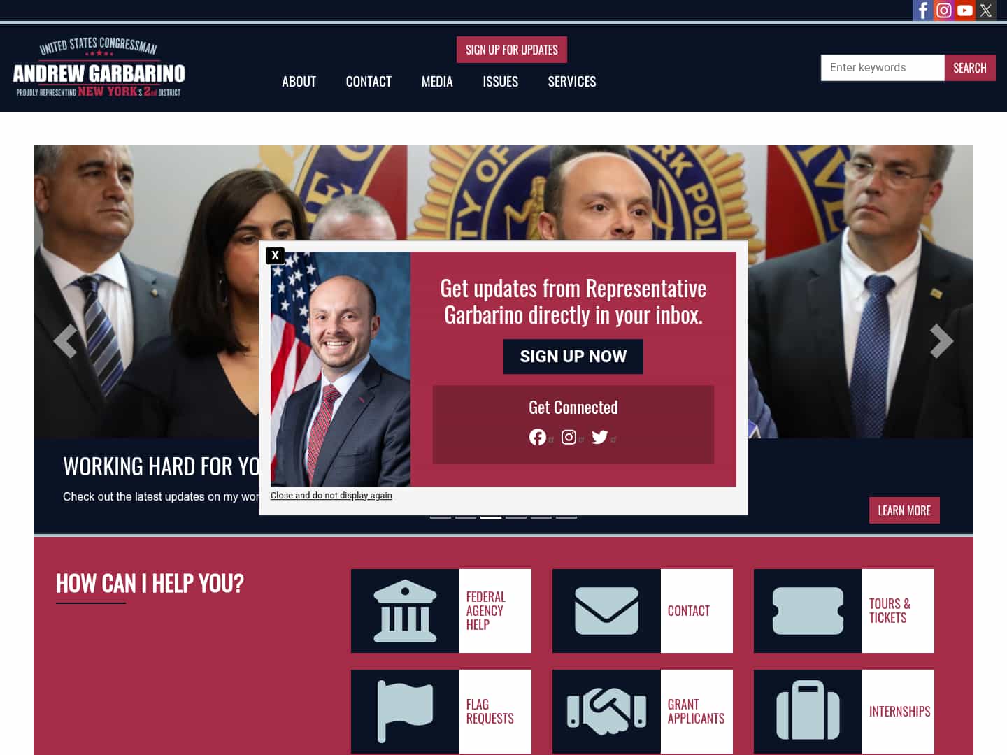 Latest website image capture
