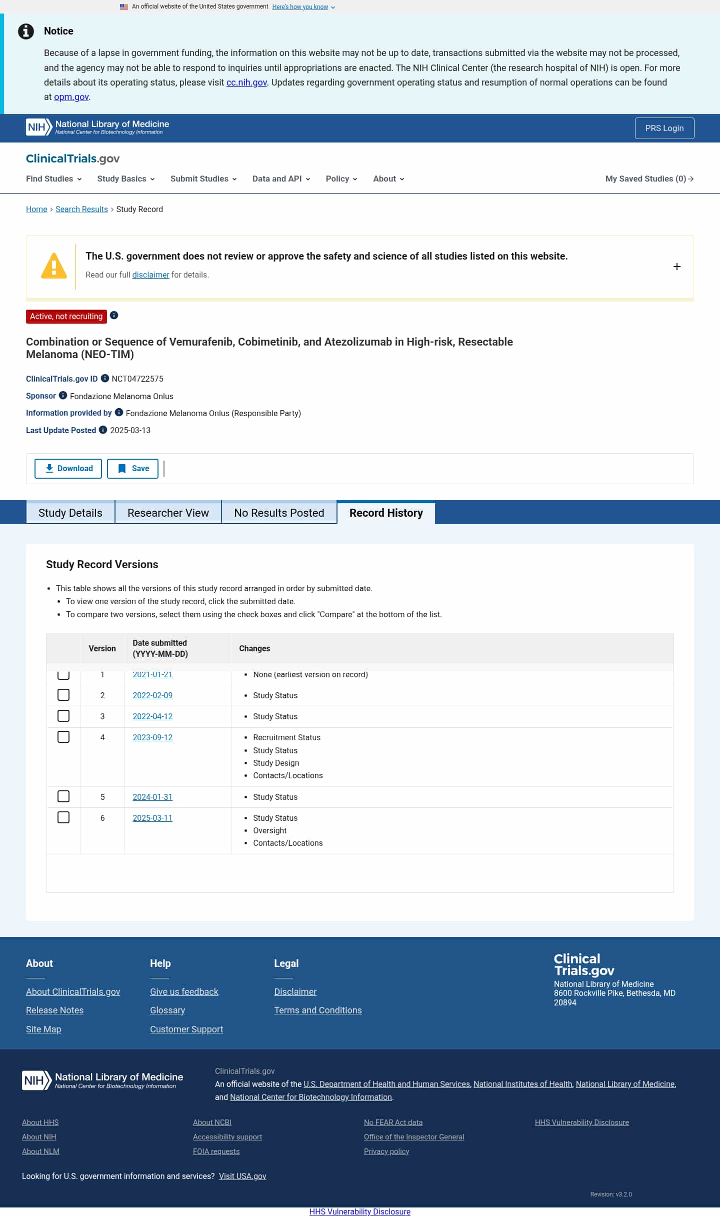 Latest website image capture