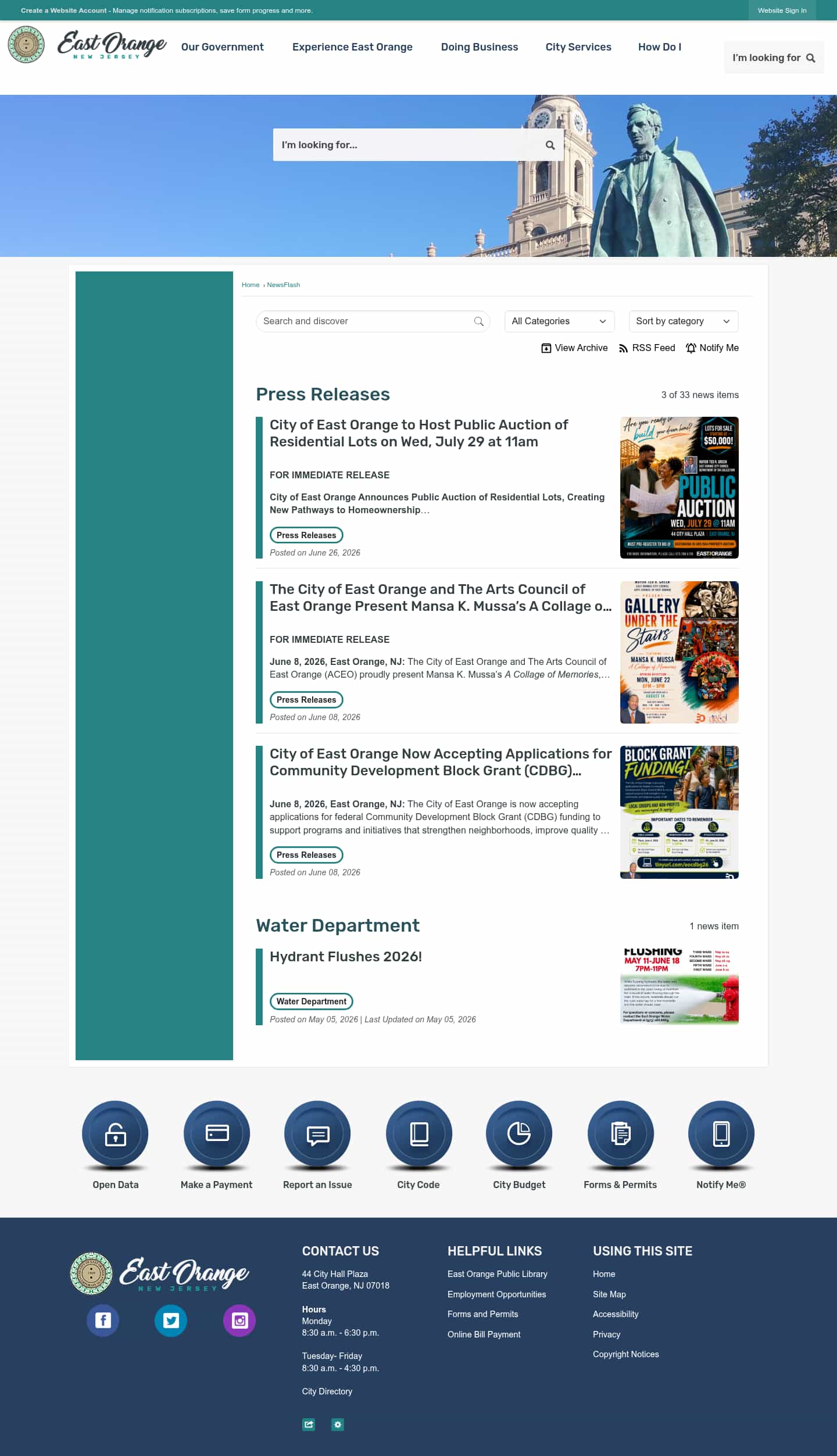 Latest website image capture