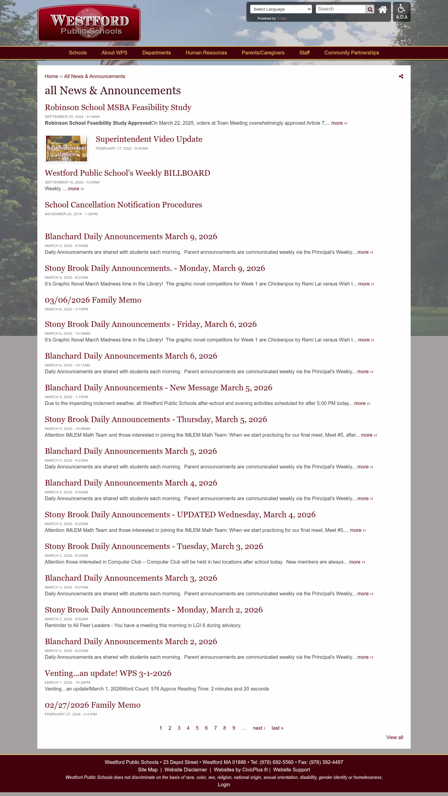 Latest website image capture