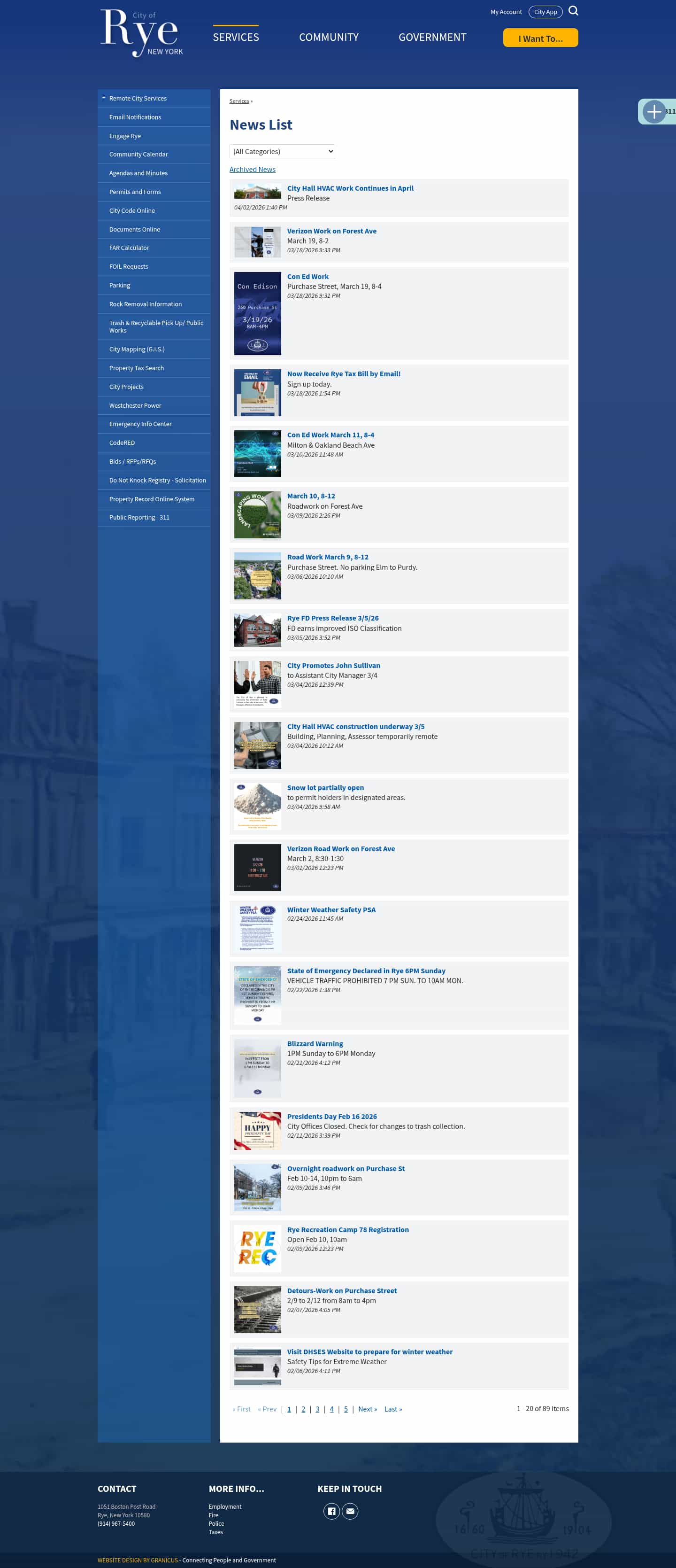 Latest website image capture