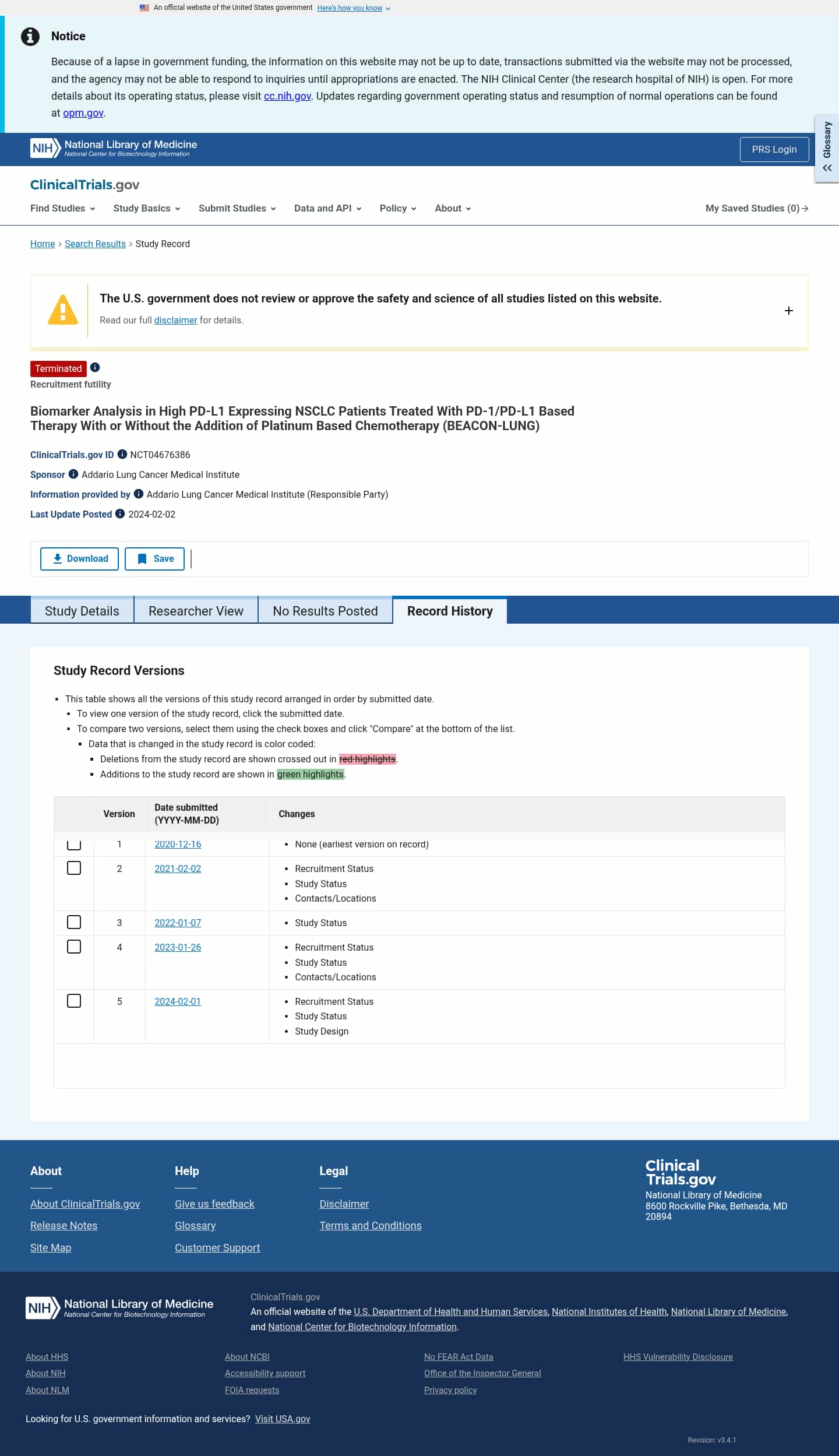 Latest website image capture