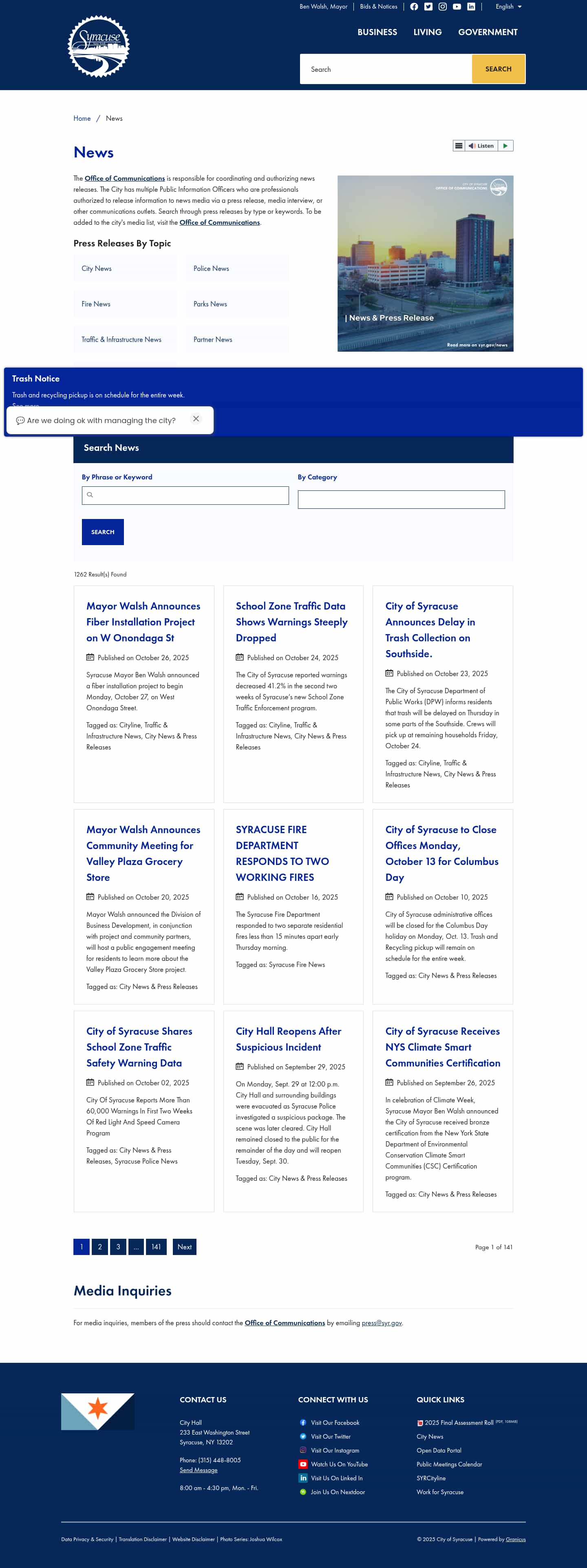 Latest website image capture