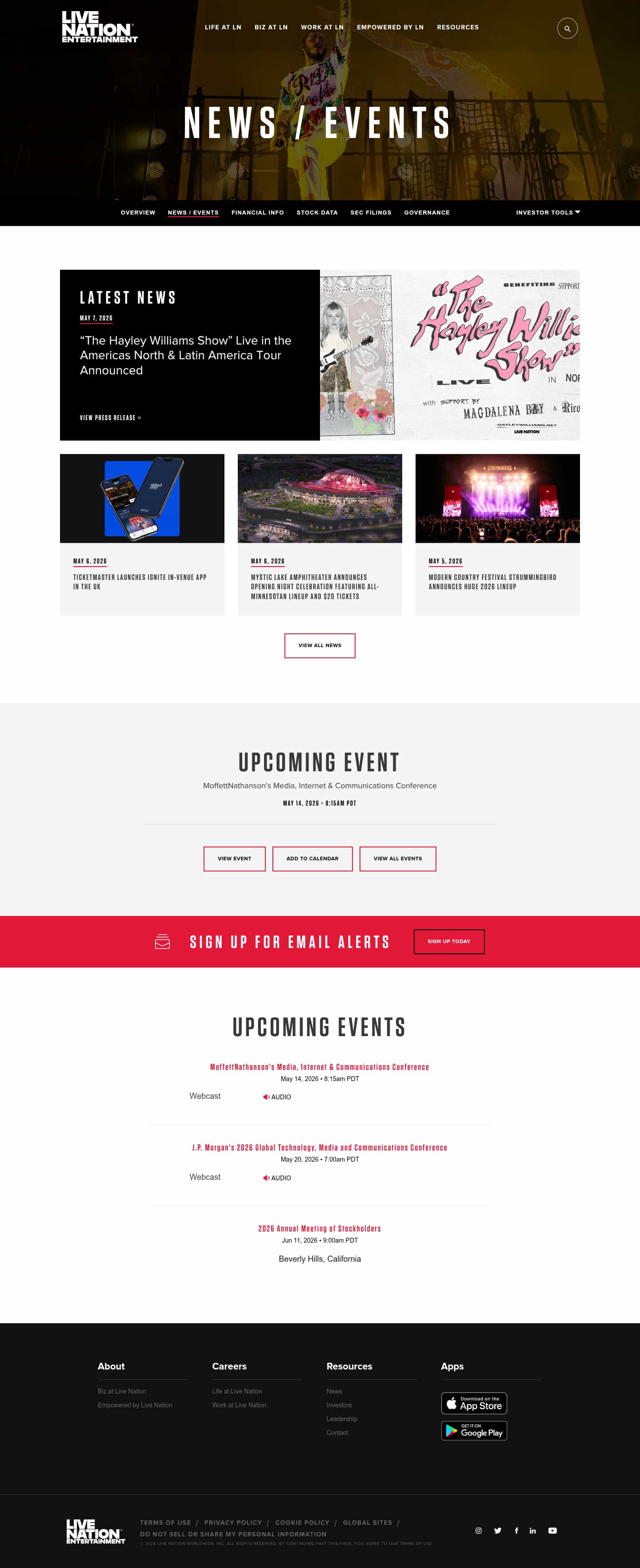Latest website image capture
