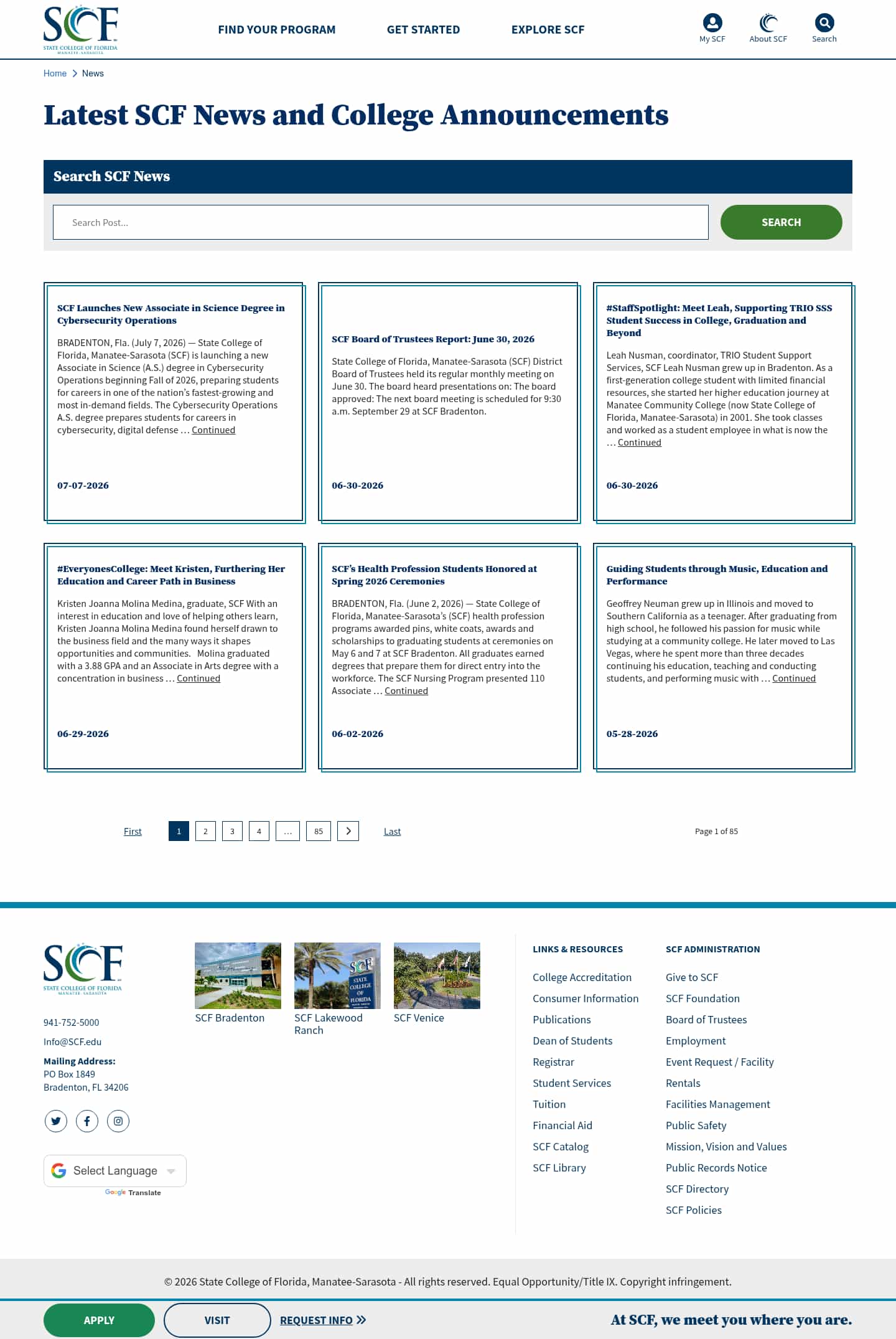 Latest website image capture