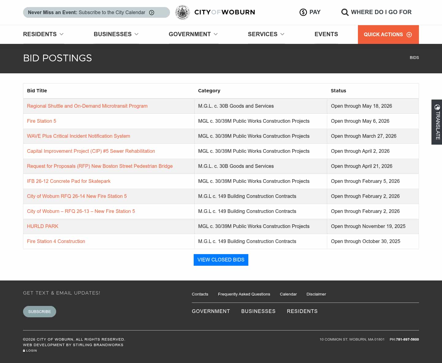 Latest website image capture