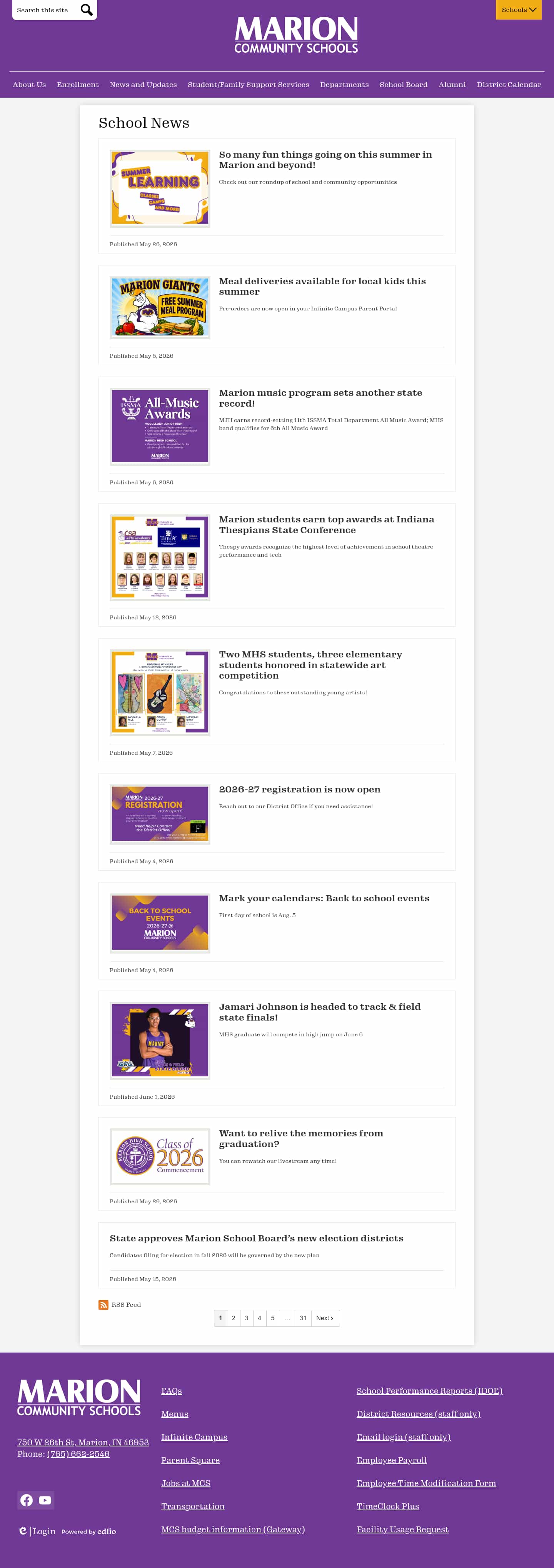 Latest website image capture