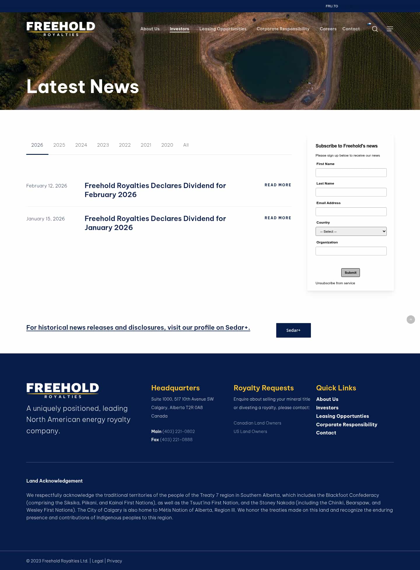 Latest website image capture