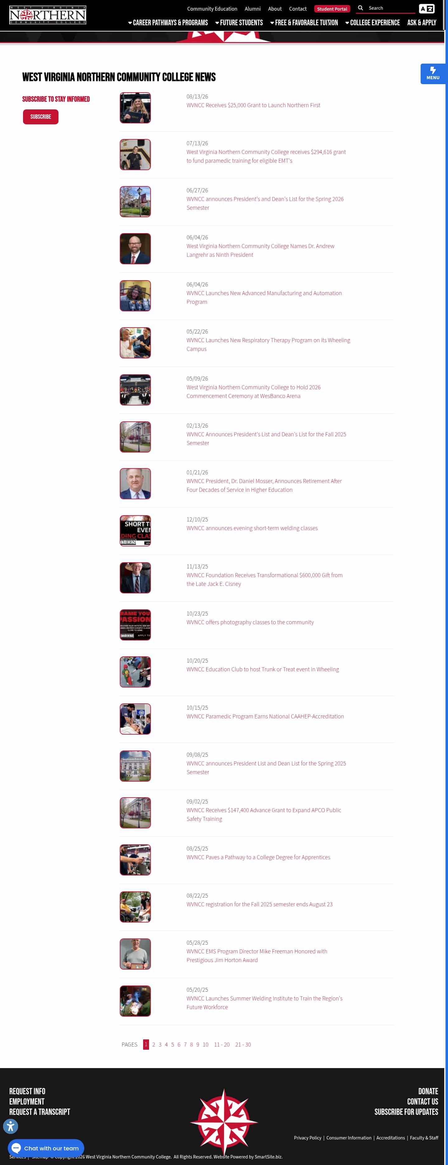 Latest website image capture