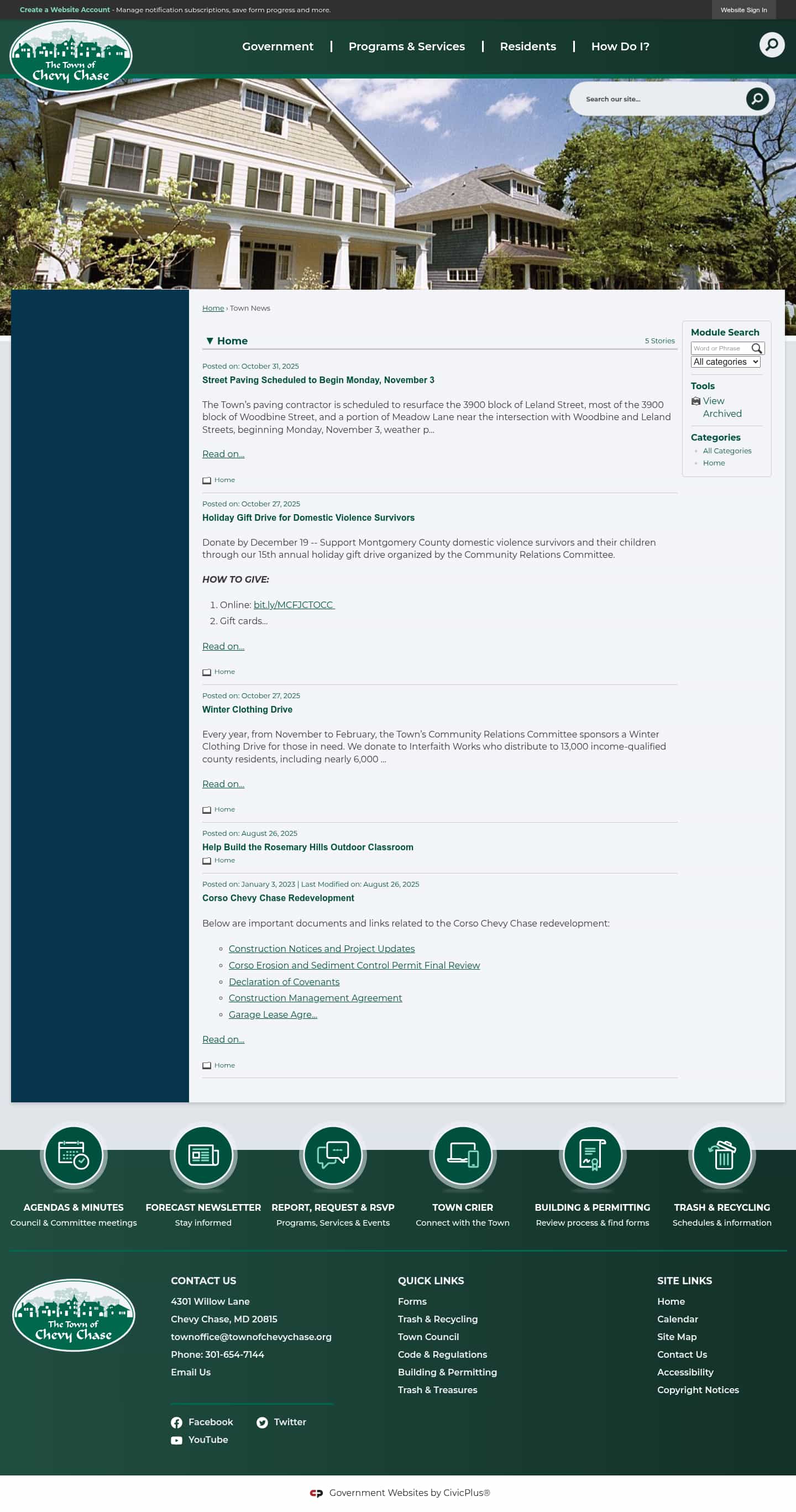 Latest website image capture