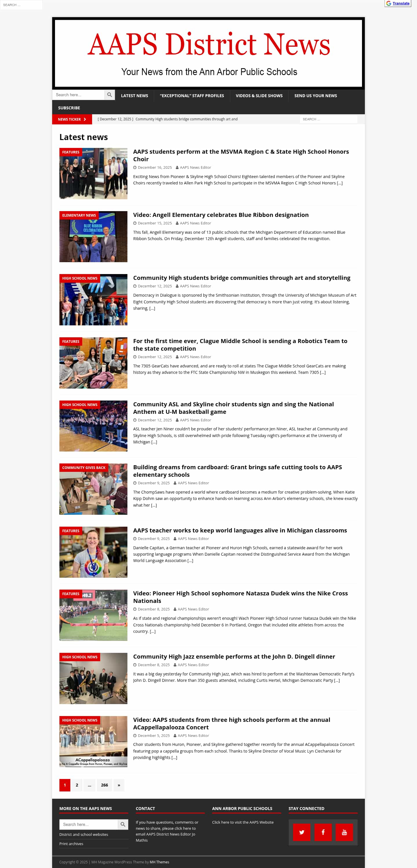 Latest website image capture