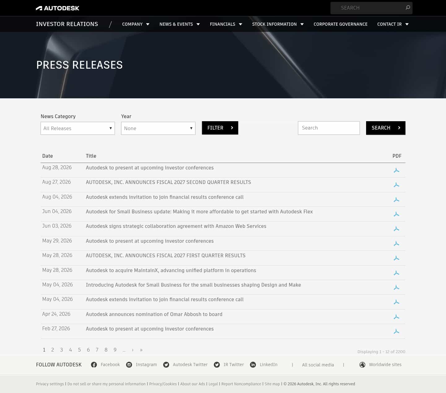Latest website image capture