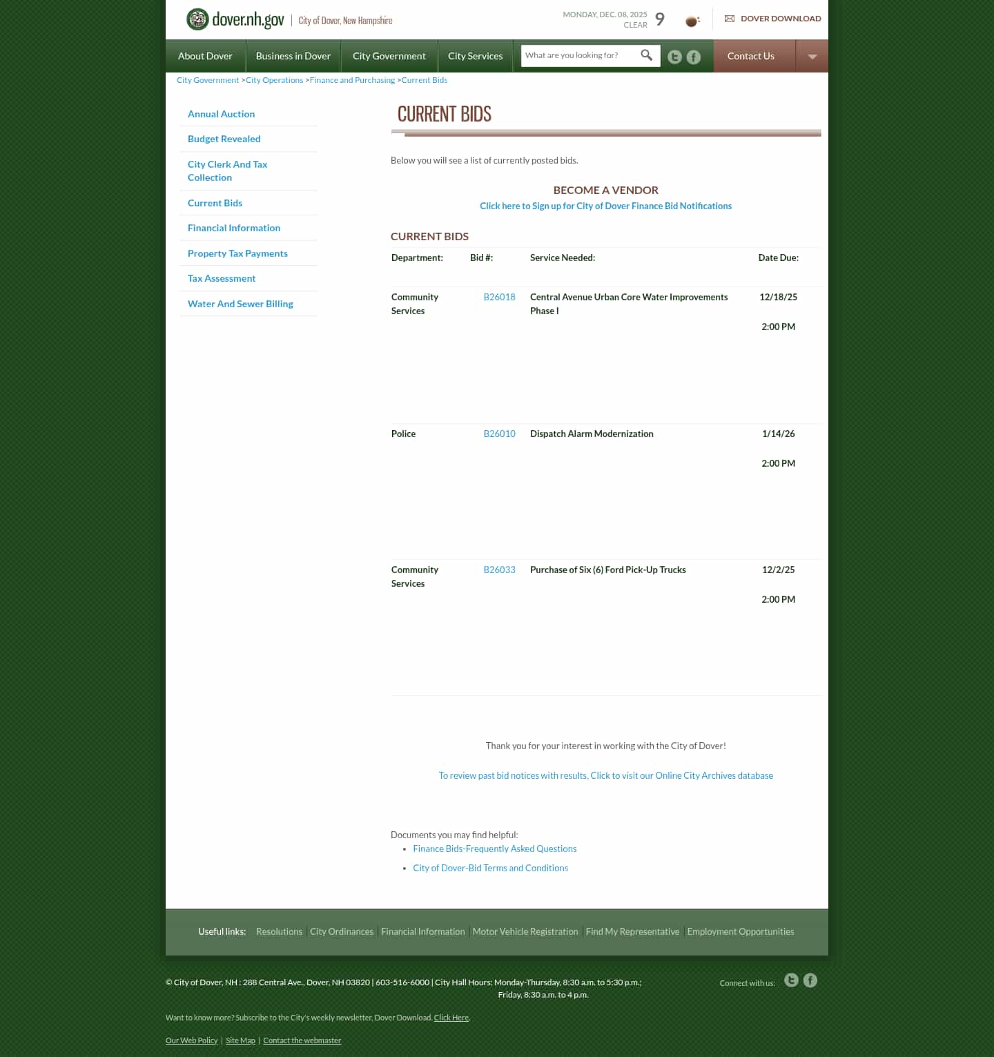 Latest website image capture
