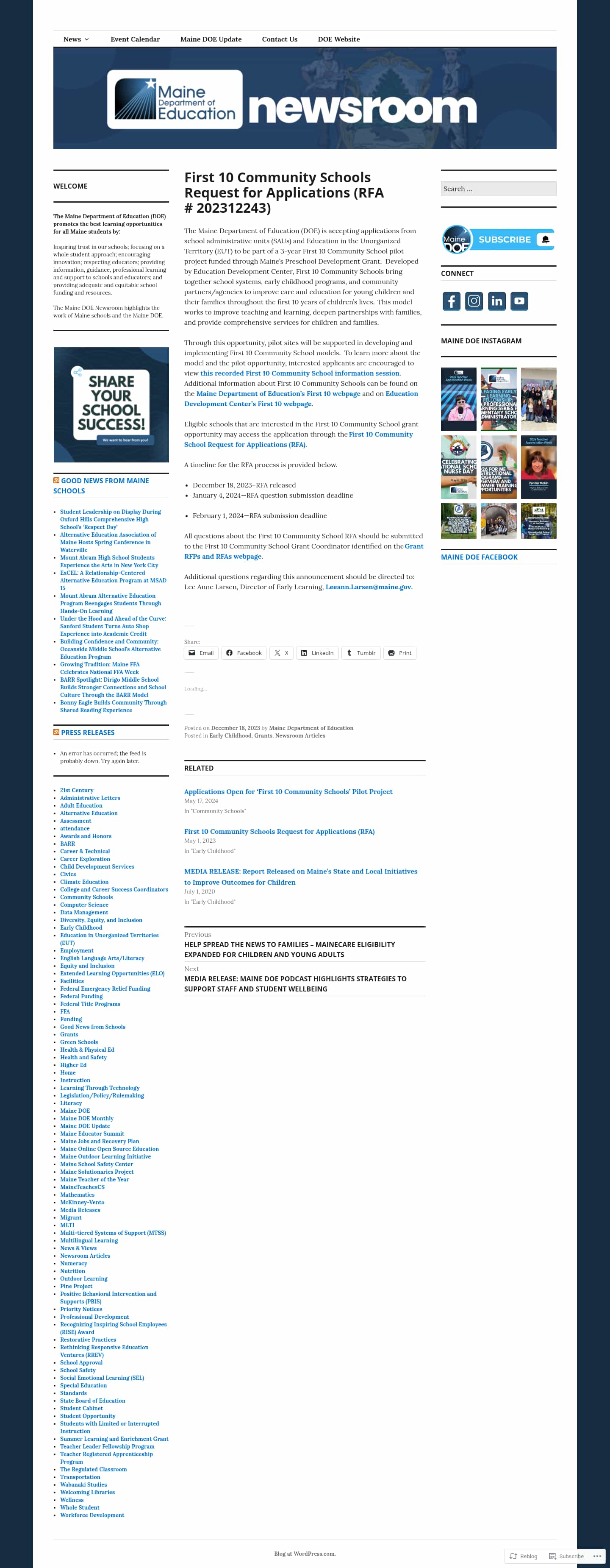 Latest website image capture