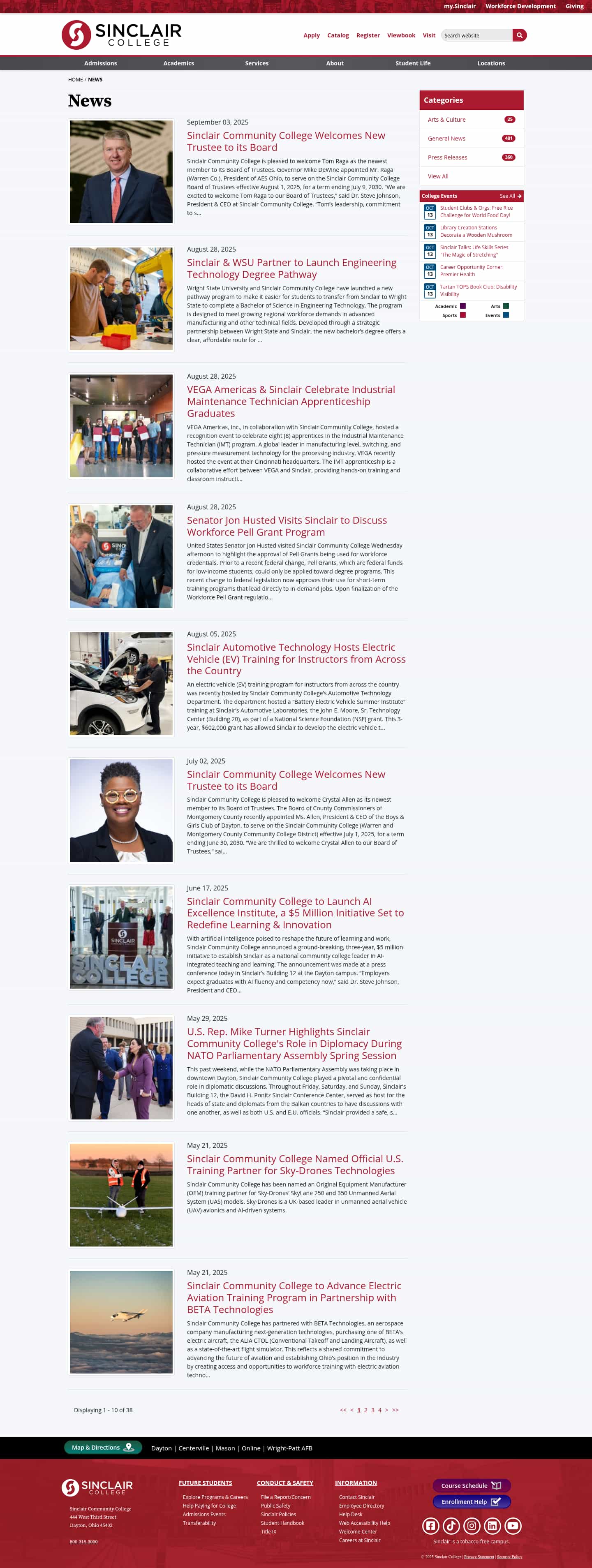 Latest website image capture
