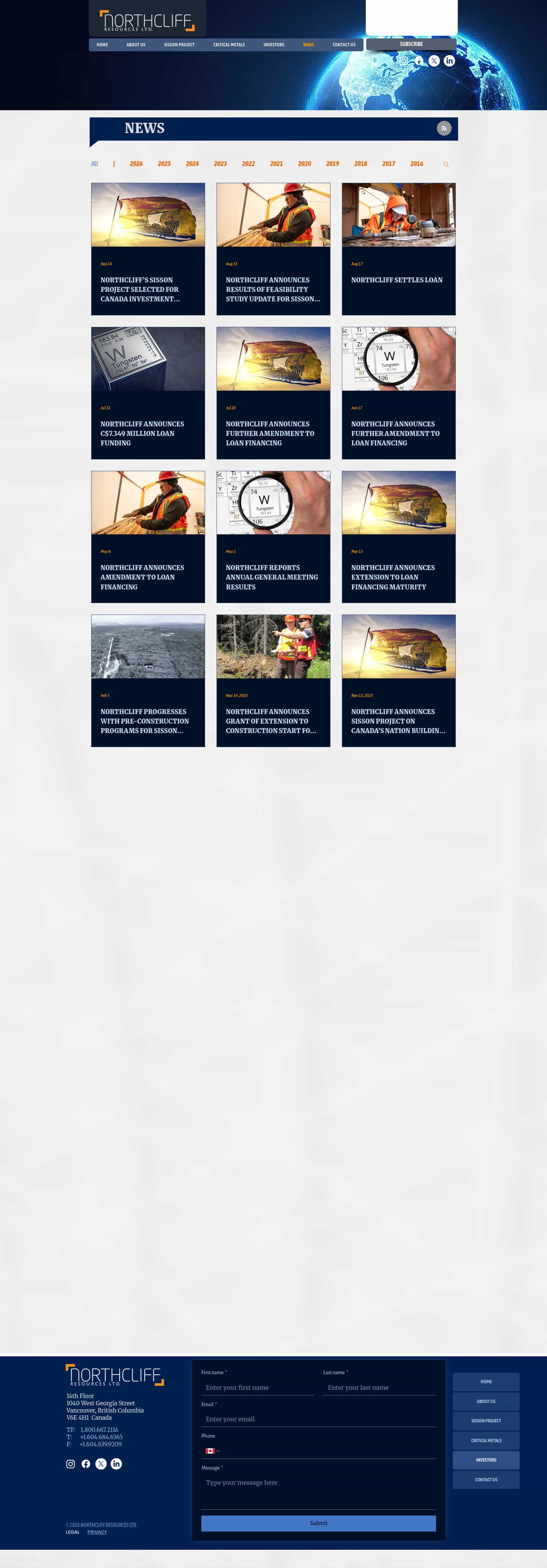 Latest website image capture