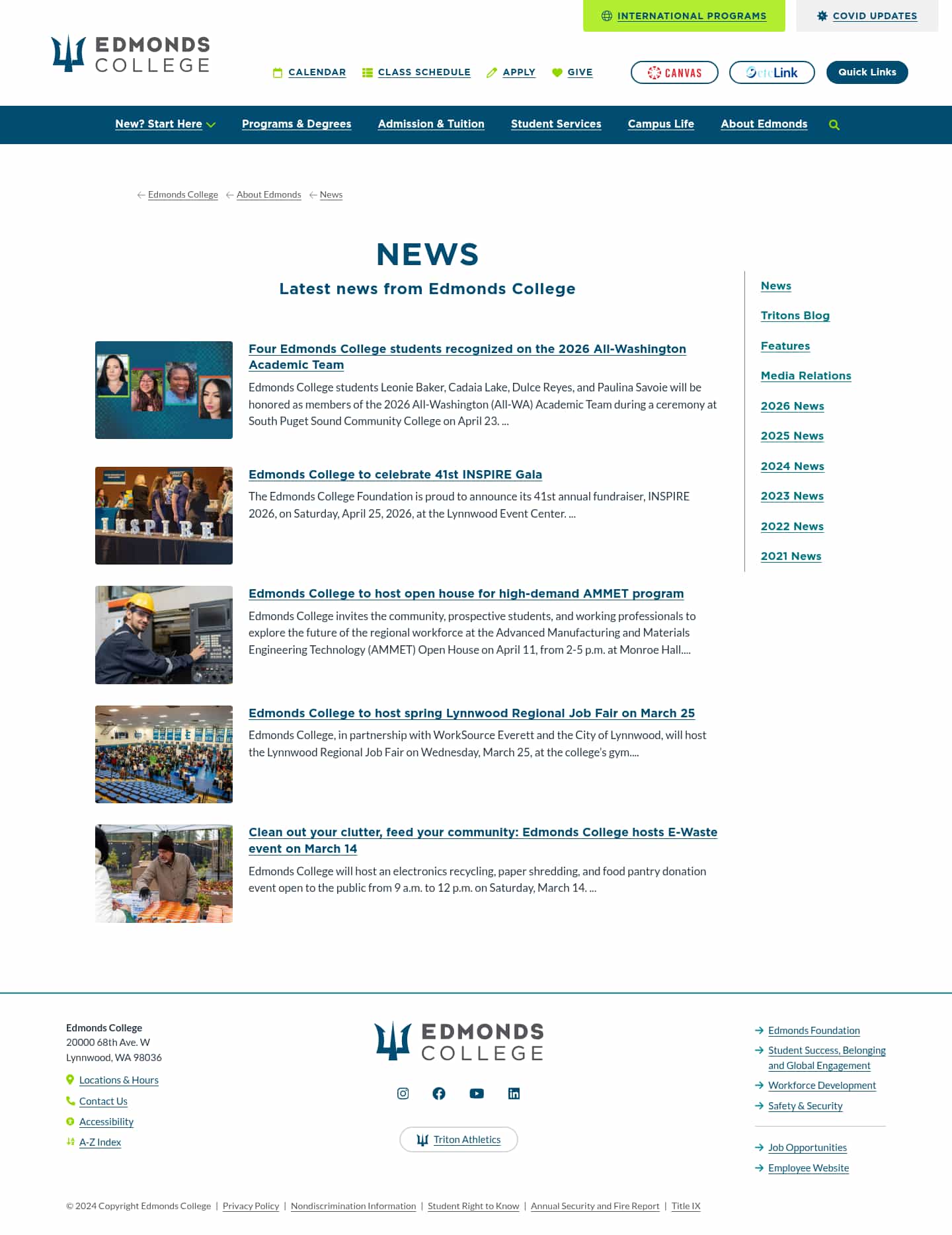 Latest website image capture