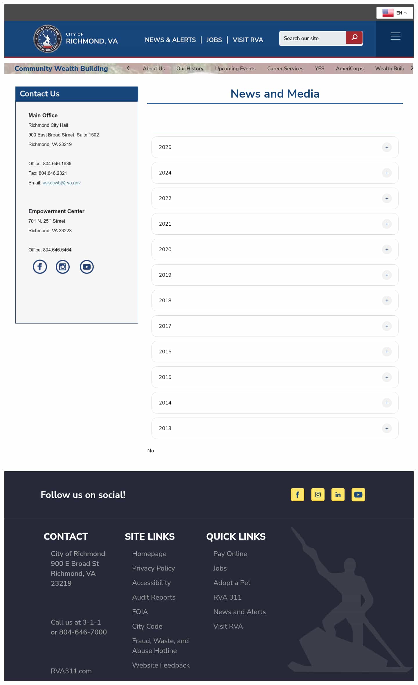 Latest website image capture