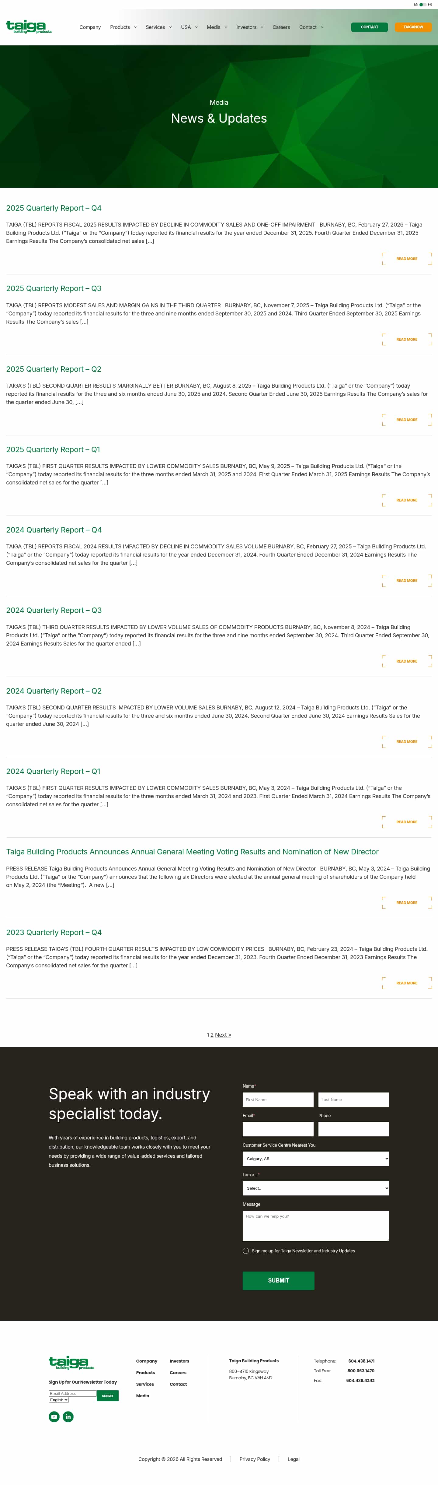 Latest website image capture