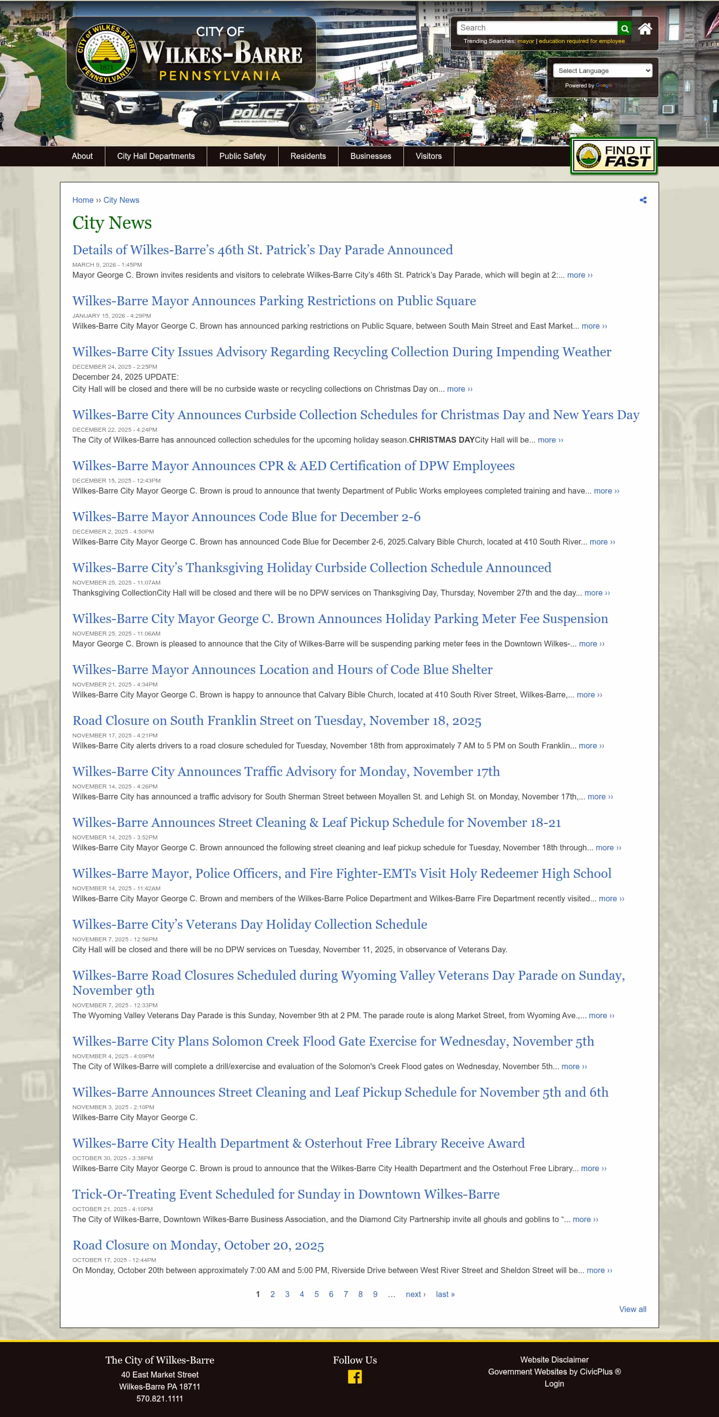 Latest website image capture