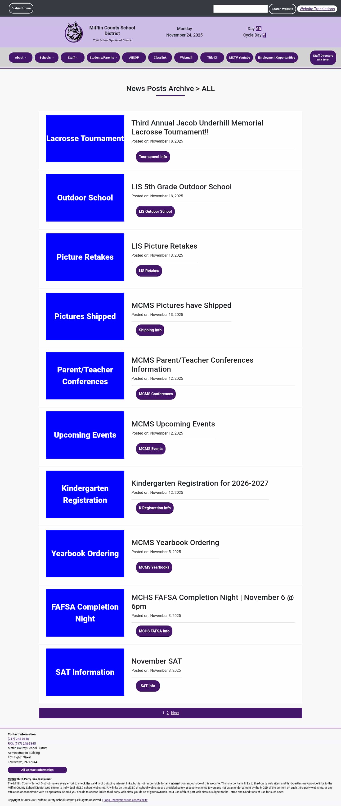 Latest website image capture