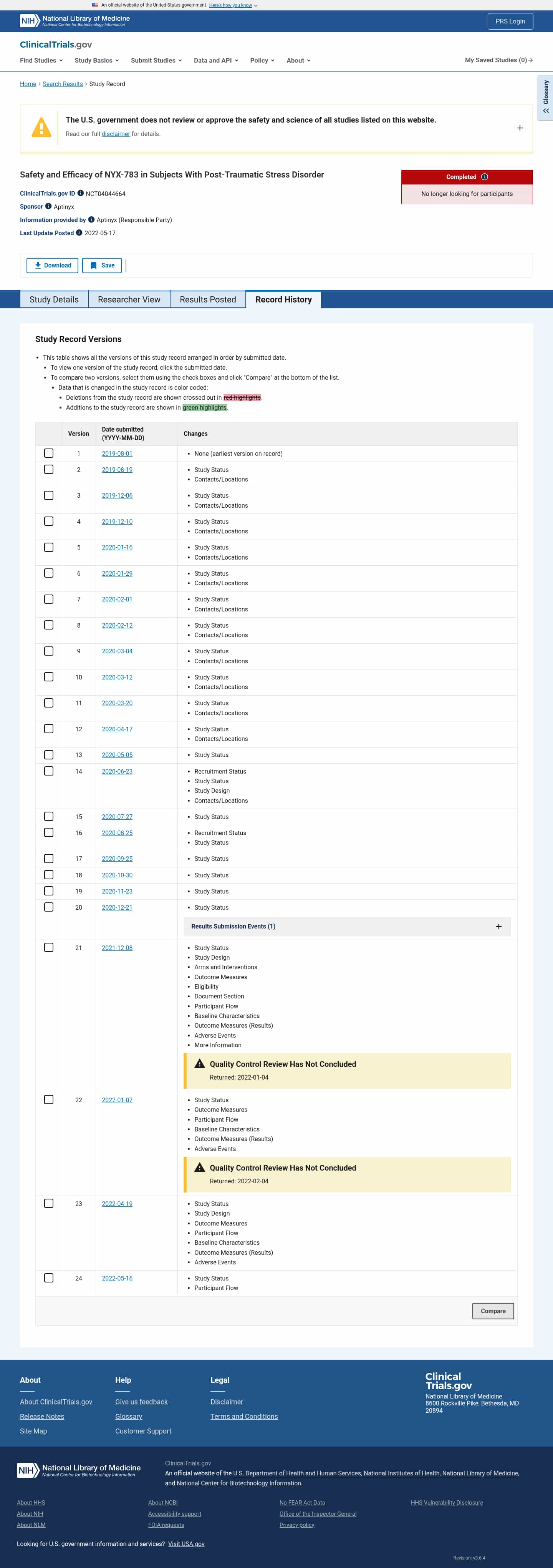 Latest website image capture