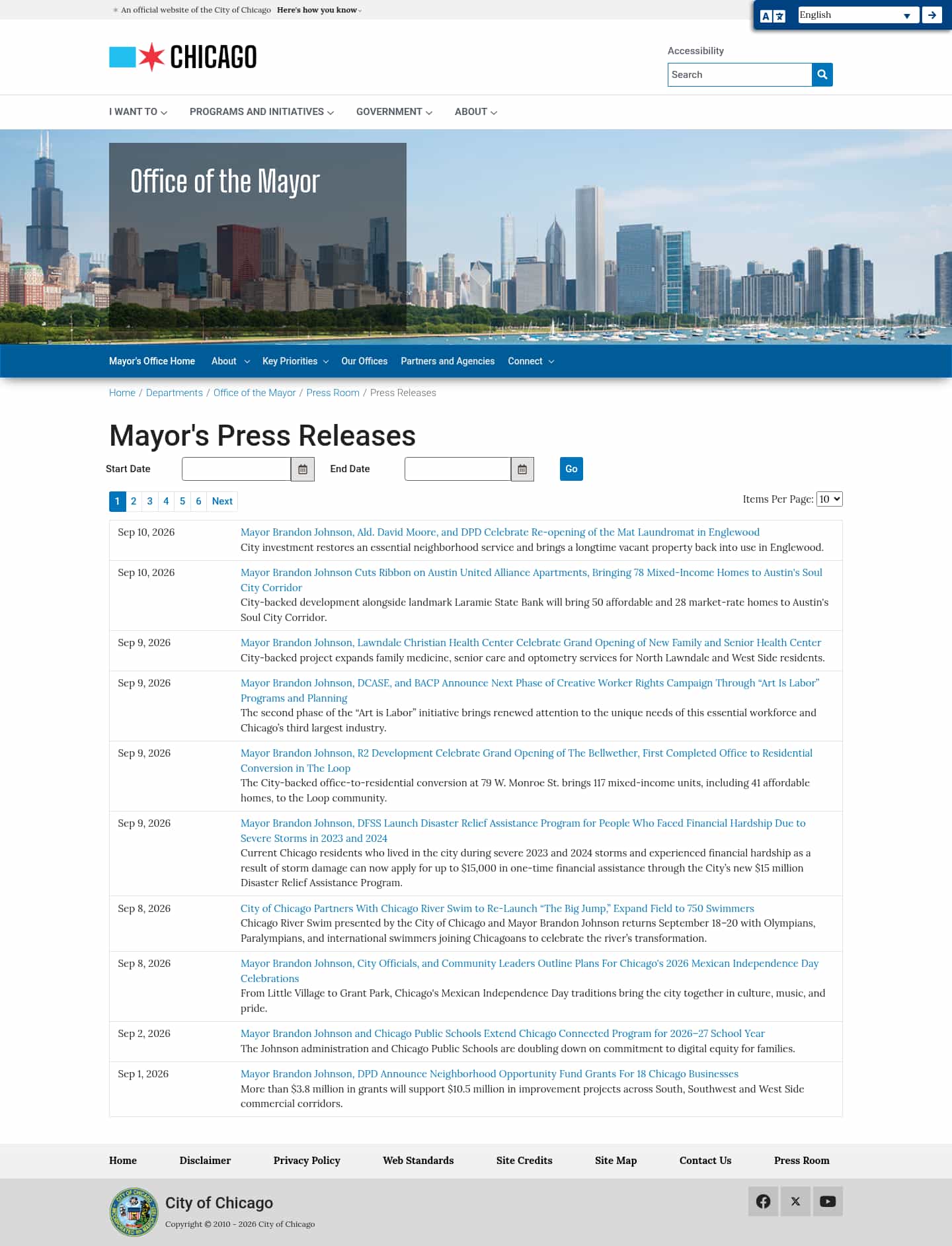 Latest website image capture